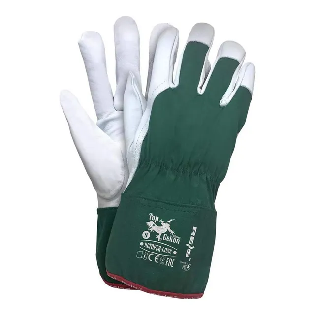 Reis Rltoper Long ZW6 Topgekon gants travail vert taille 6 lot 12