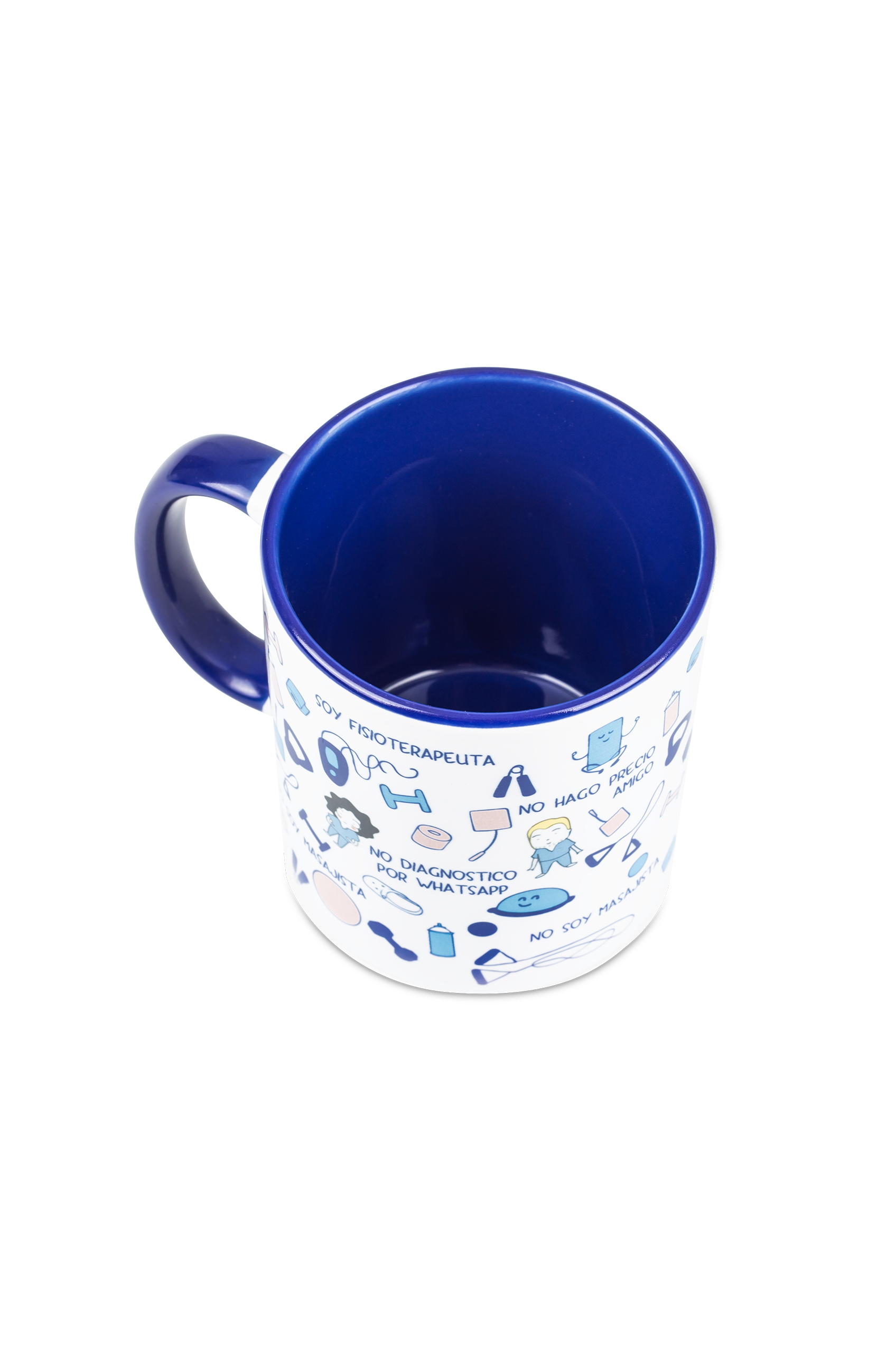 Enfermania Tasse Céramique Bleu Marine 350 ml Kiné
