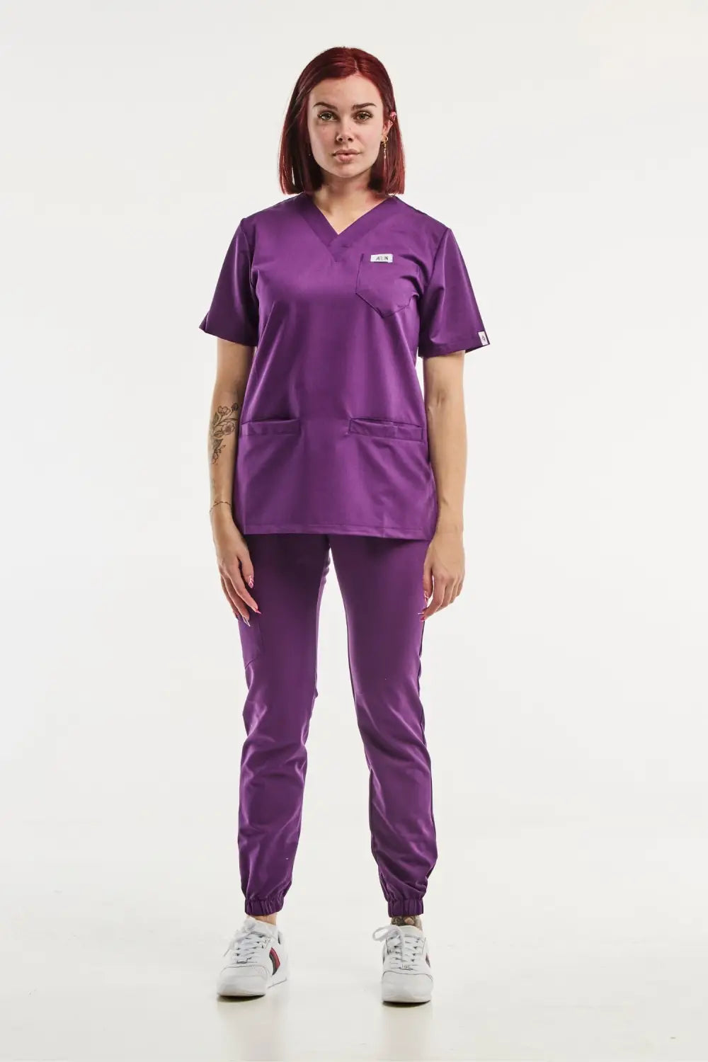 Aelin Slimfit NEW Tenue médicale Violet 6 poches