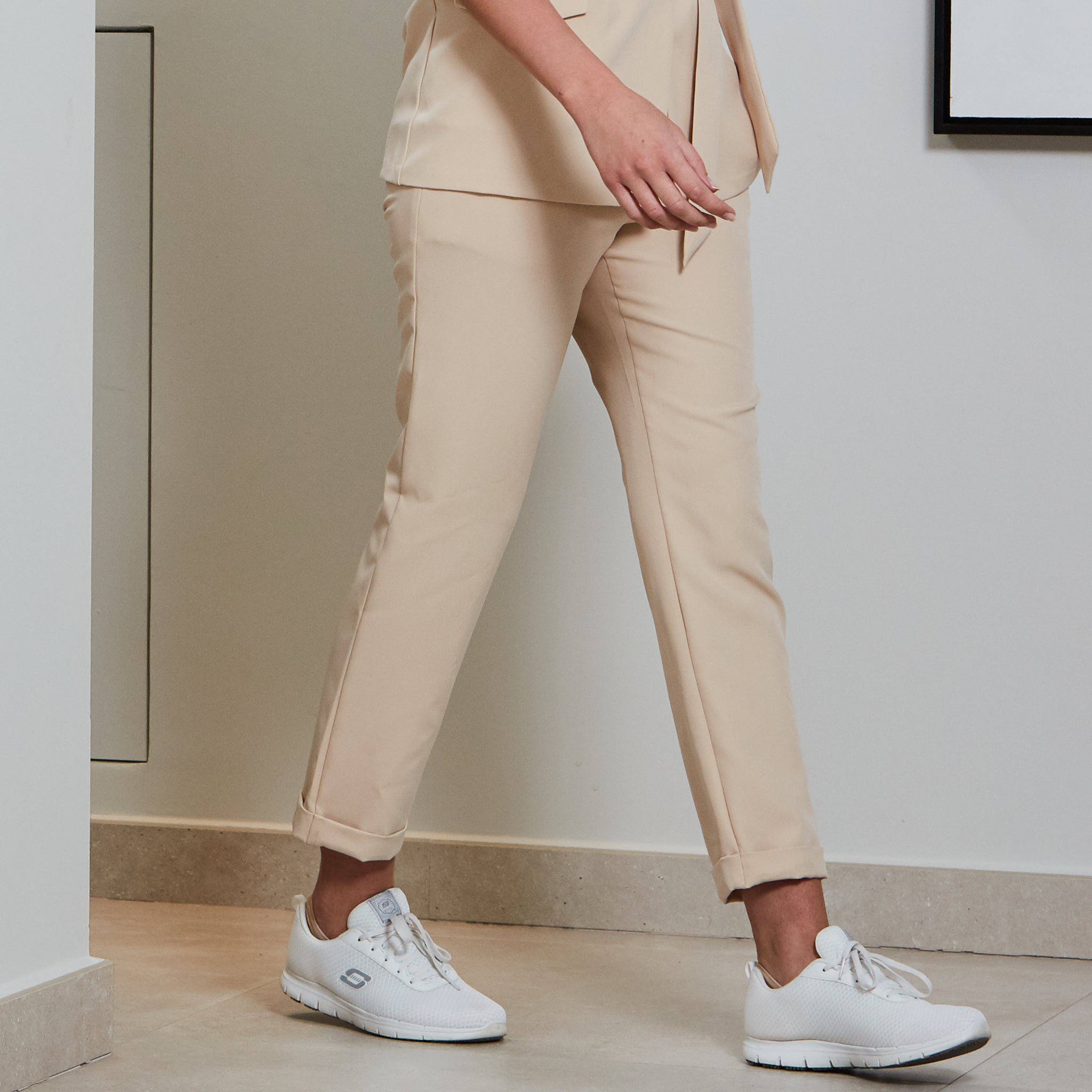 Gary's pantalon travail femme noir bi-élastique stretch