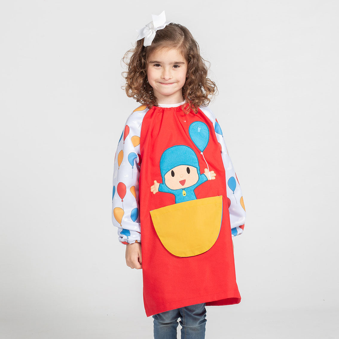 Gary's Children blouse Pocoyo ballons rouge manches longues