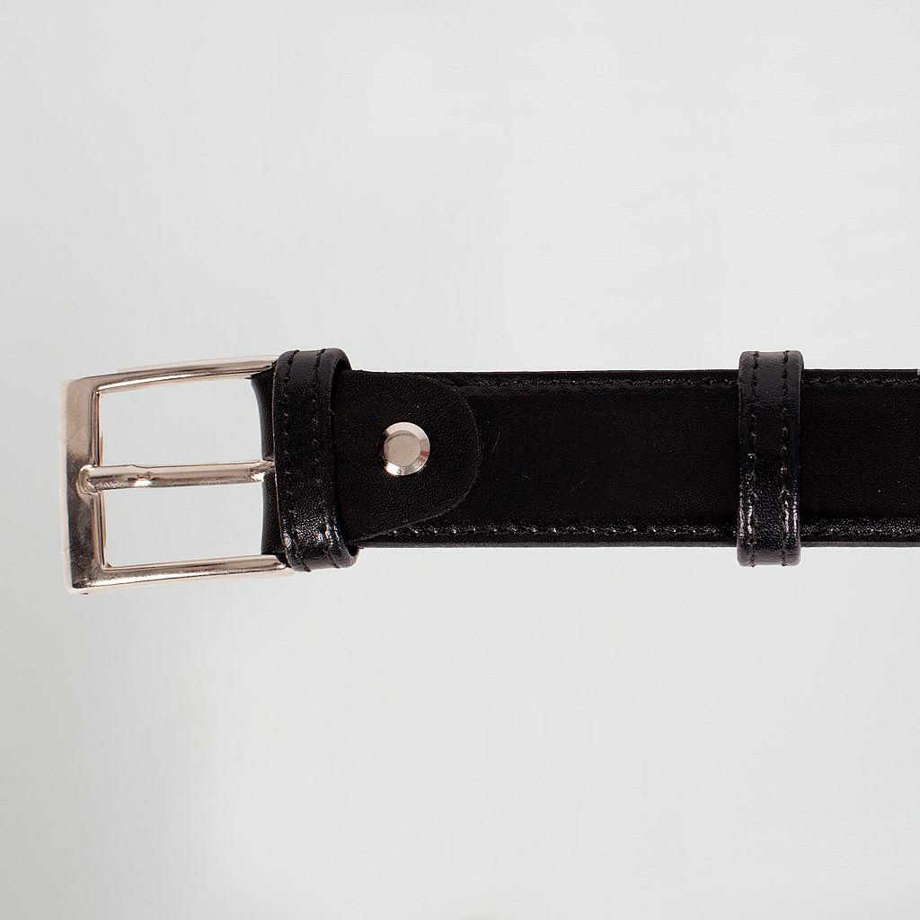Gary's Add-Ons ceinture cuir synthétique noir 90 cm uniforme