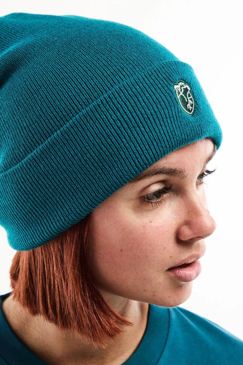 Aelin Paris bonnet cœur anatomique maille taille unique