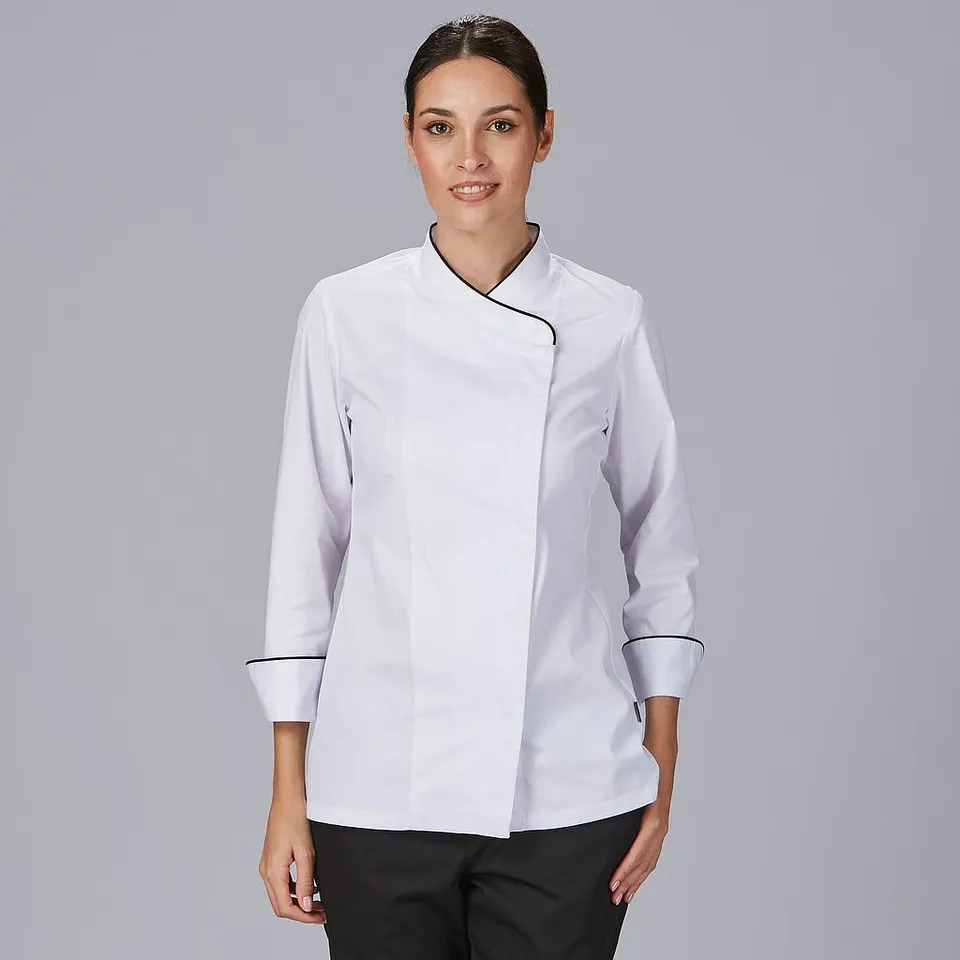 Gary's Dana Veste cuisine femme noire sergé