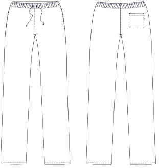 Gary's pantalon denim travail bleu cordon coton