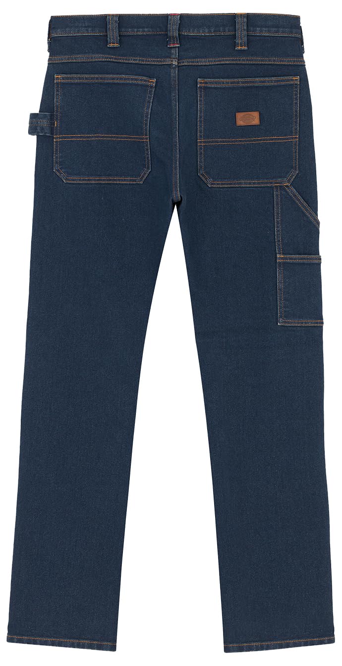 Dickies Carpenter Jean Travail Denim Foncé Coupe Droite