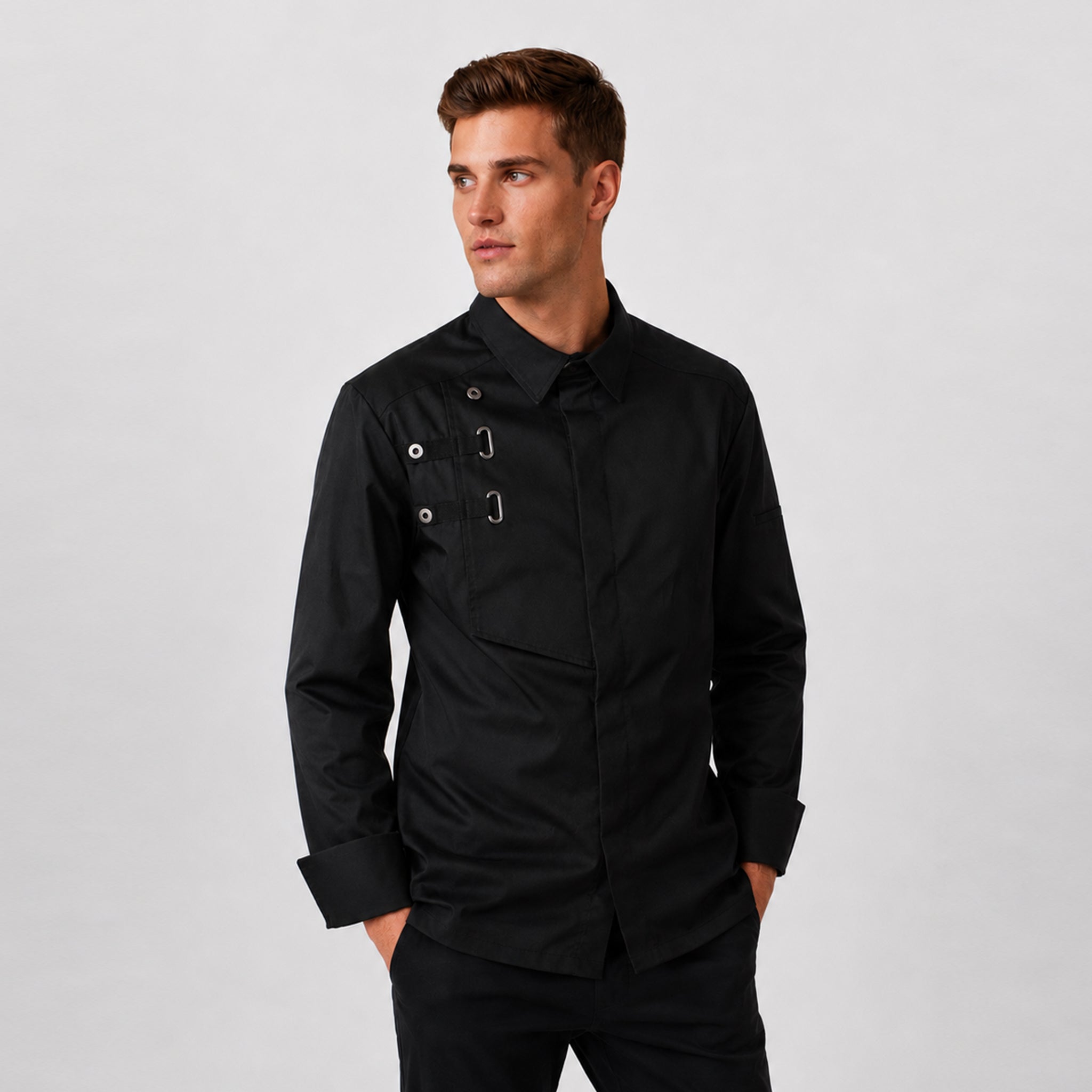 Gary's Vulcano Veste cuisine unisexe blanche T400 Coolmax