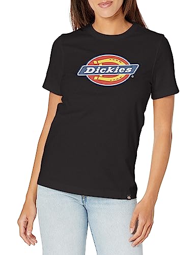 Dickies t-shirt épais logo femme noir jersey lourd