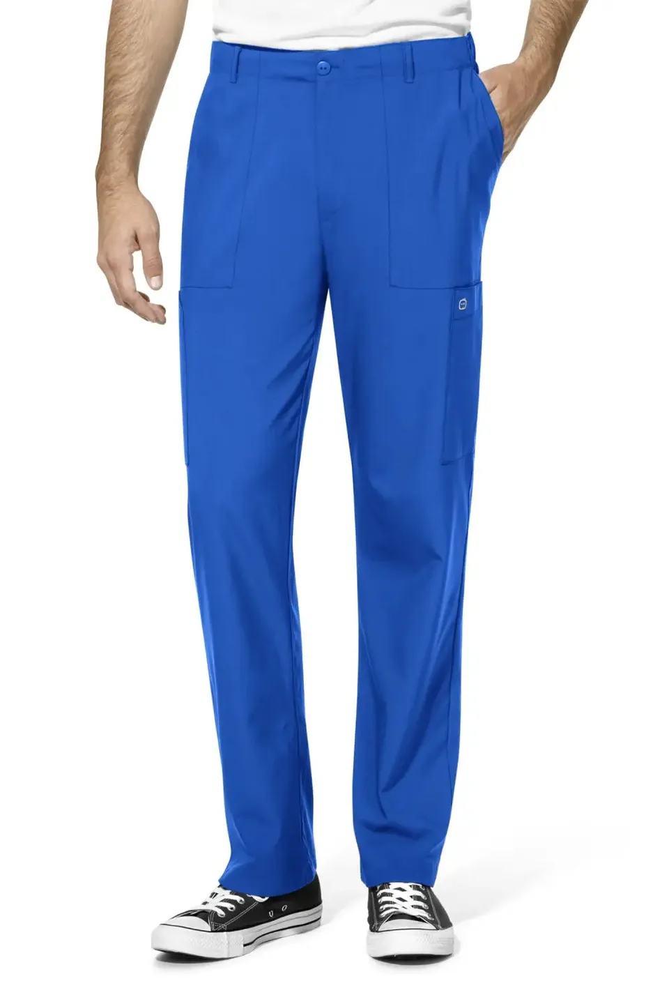 Aelin LUCA W123 pantalon de bloc homme bleu royal poches
