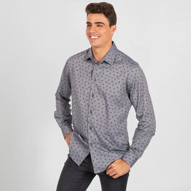 Gary's Enrico chemise homme slim coton vélos