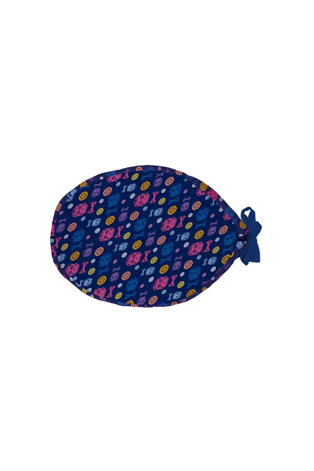 Aelin Paris calot médical bleu marine squelette polyester