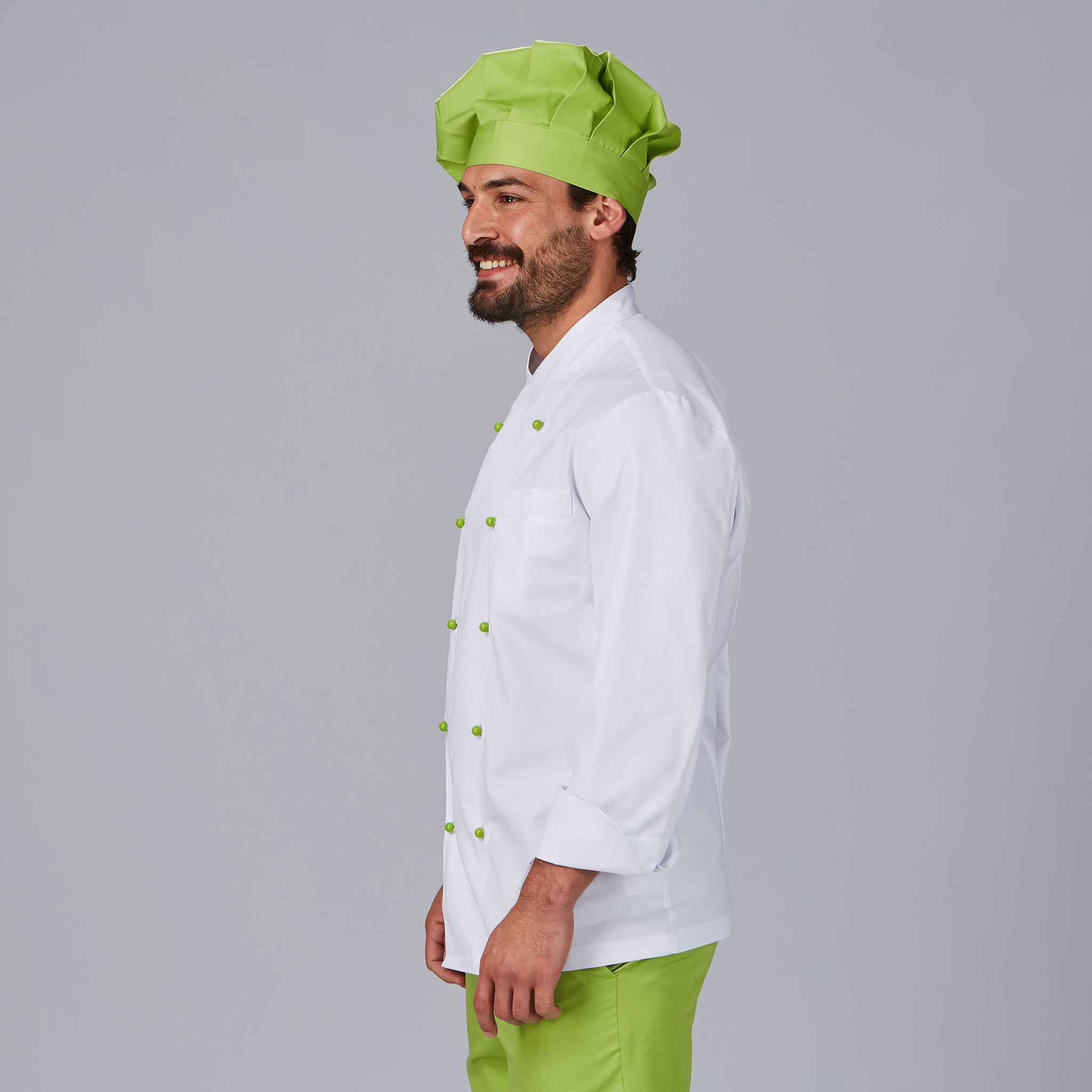 Gary's Niza veste cuisine homme noir boutons interchangeables