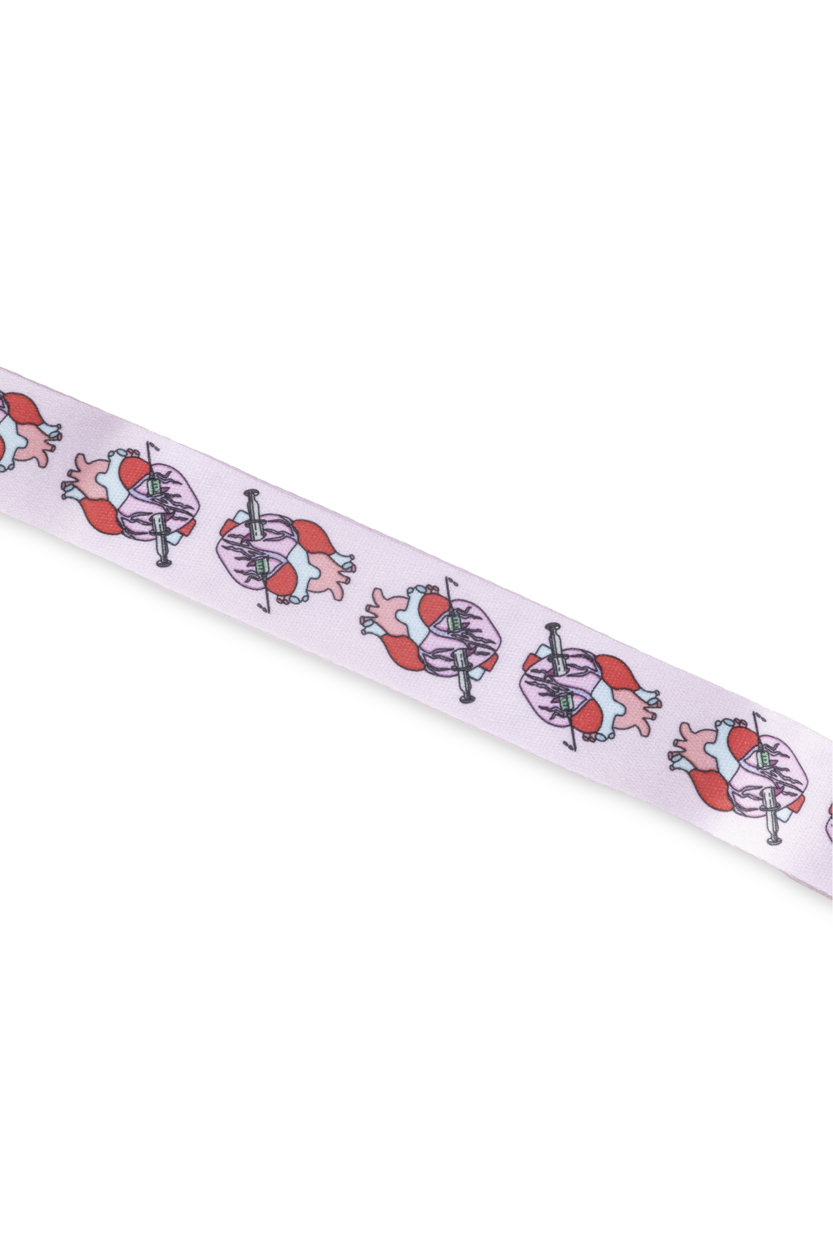 Enfermania Accesorios tour de cou porte-badge Rebelheart rose