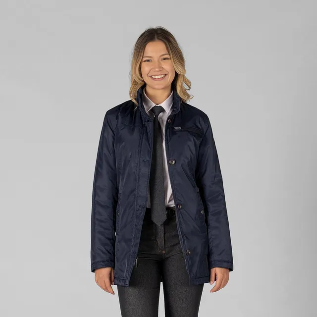 GARY'S Parka veste femme marine doublée capuche