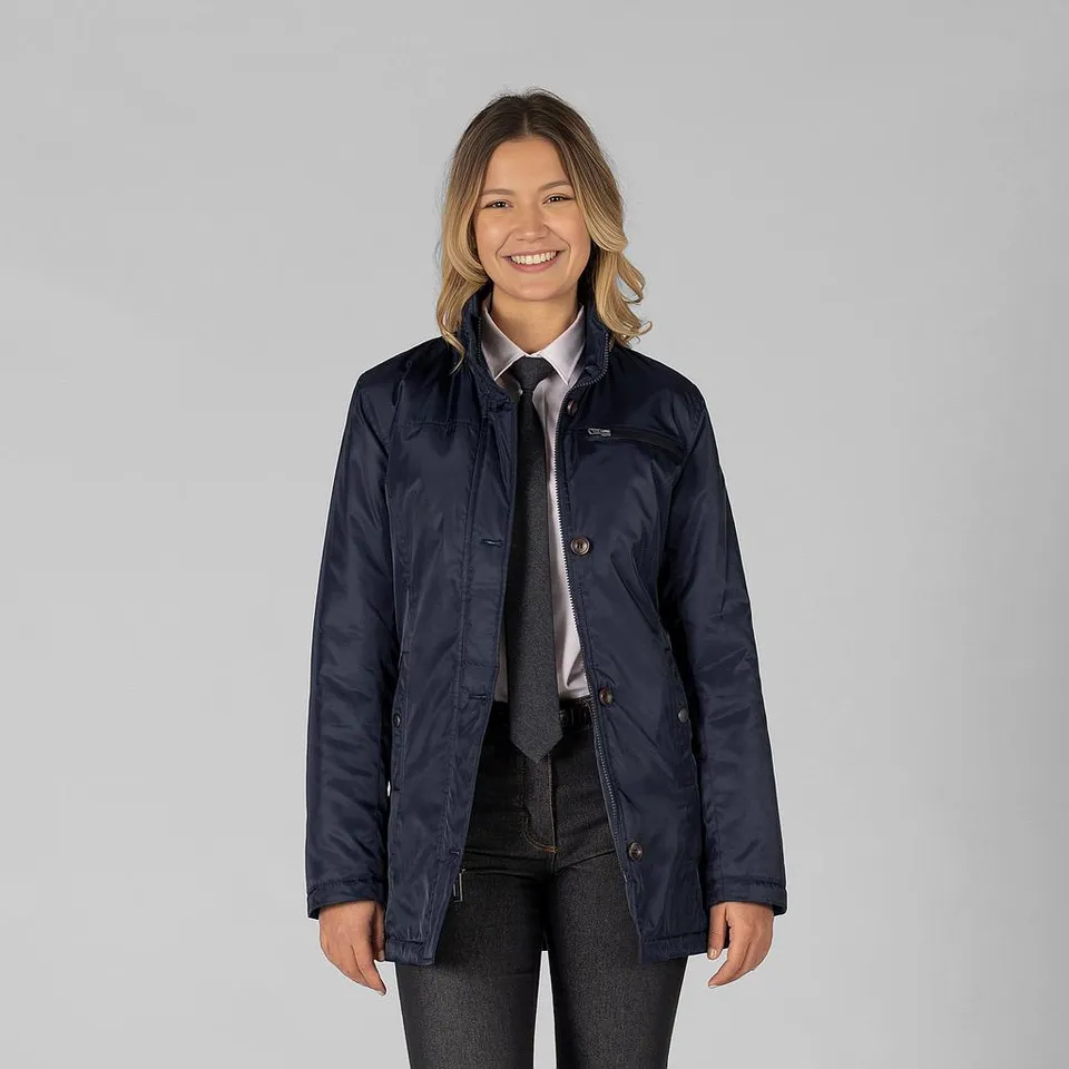 GARY'S Parka veste femme marine doublée capuche