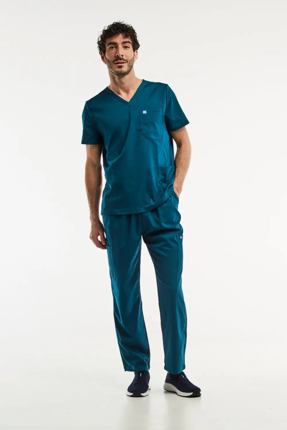 Aelin LUCA Tenue Médicale Homme Vert Turquoise