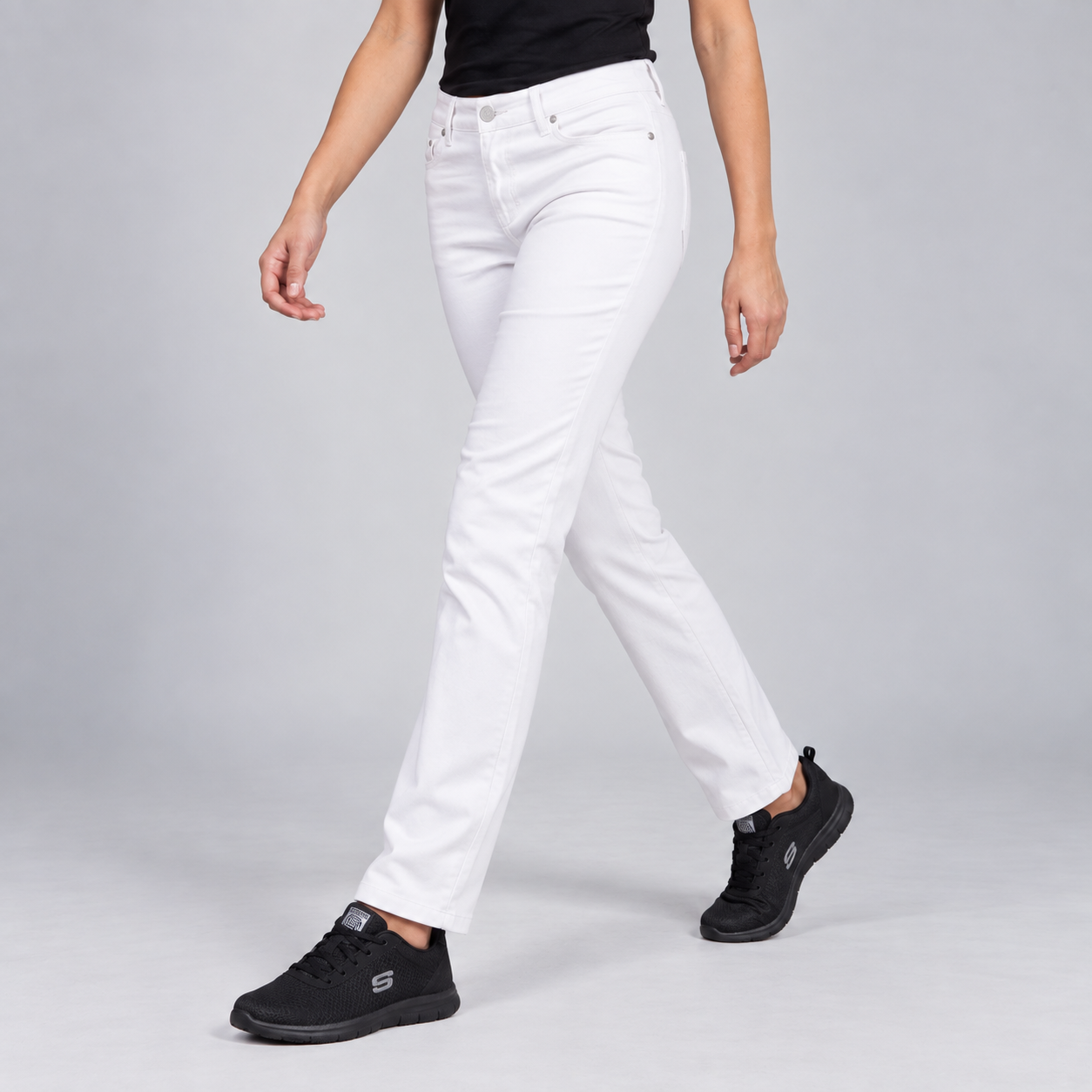 Gary's Jeans pantalon travail femme noir stretch 42