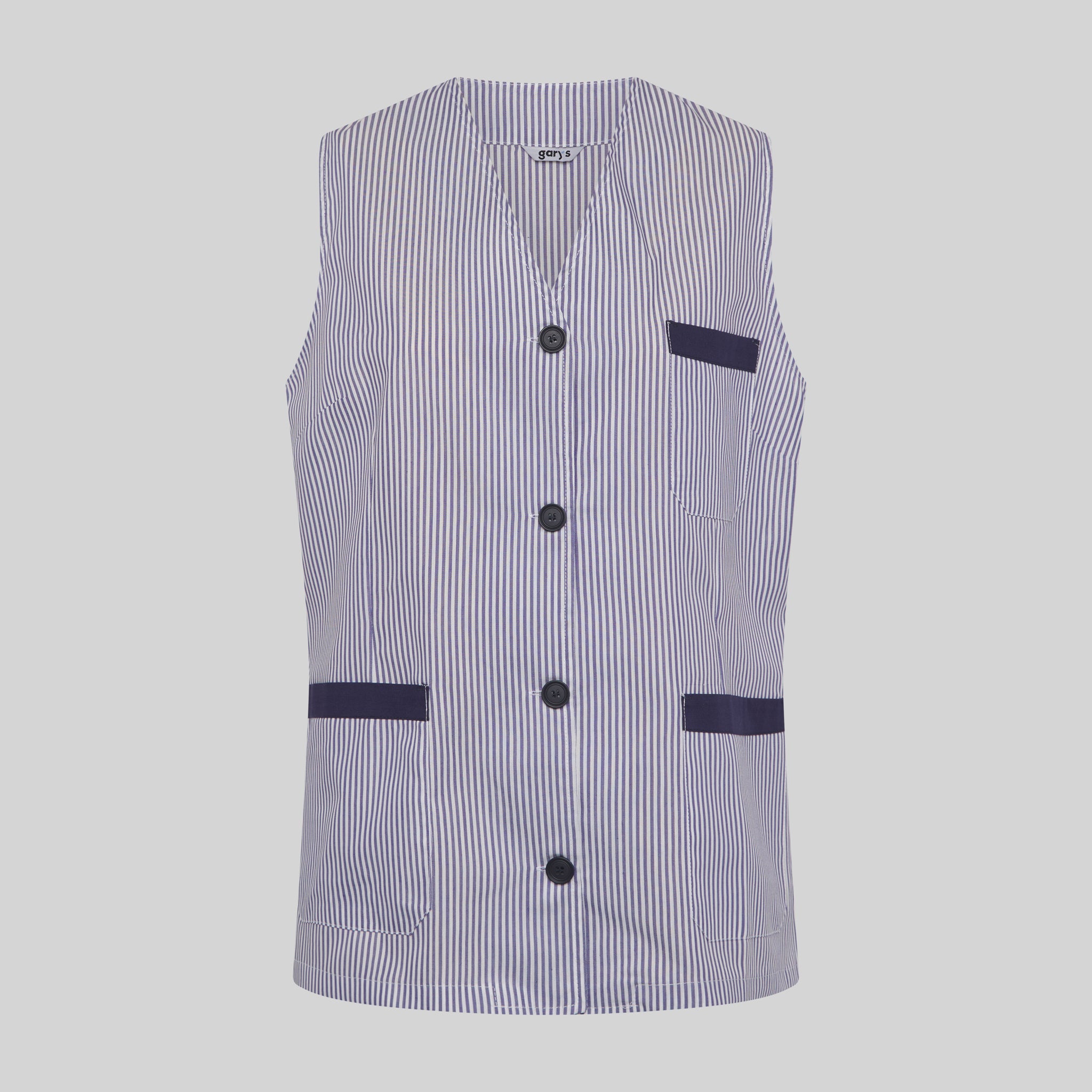 Gary's Vichy blouse femme sans manches vichy