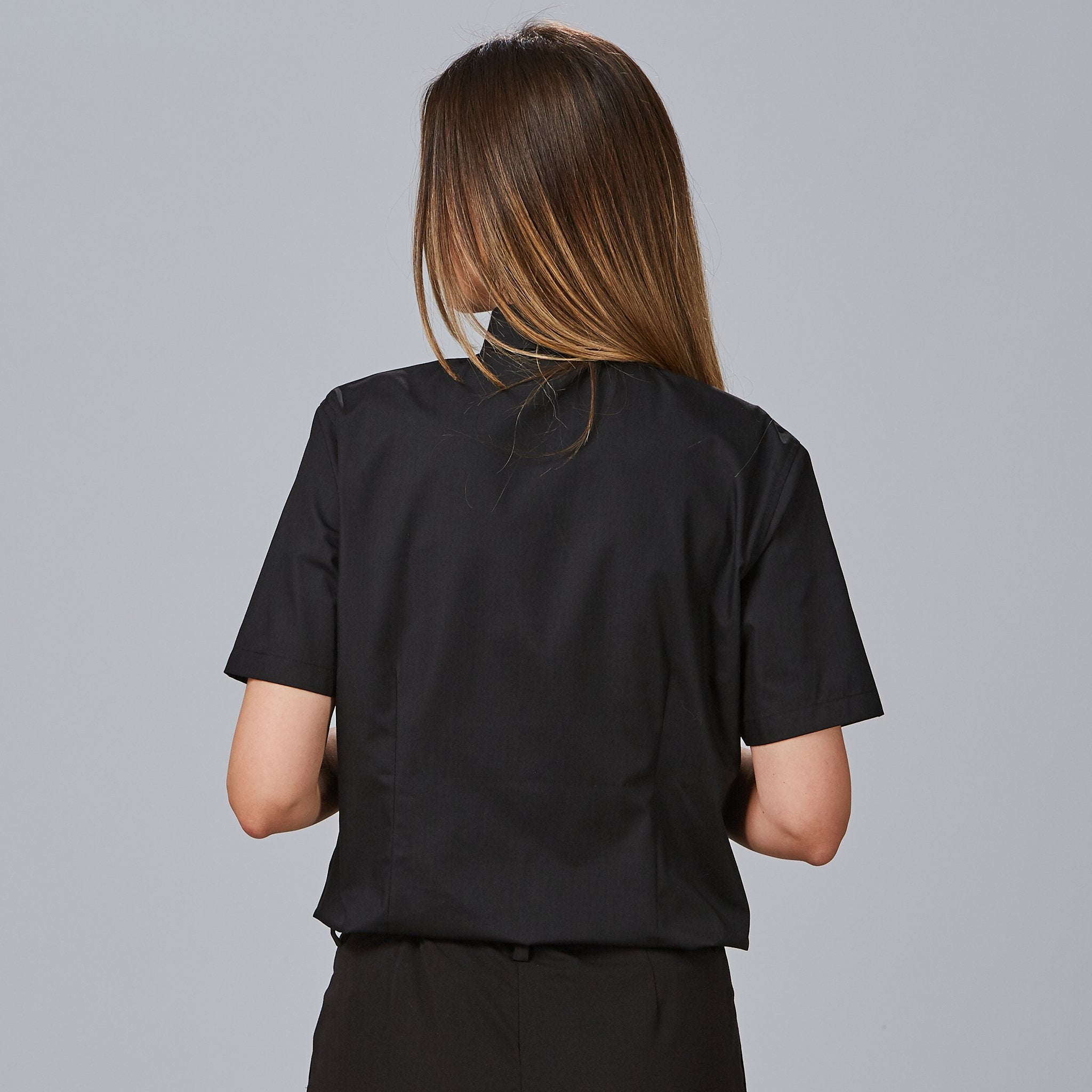 Gary's Shirts 40003 chemise femme manches courtes noire