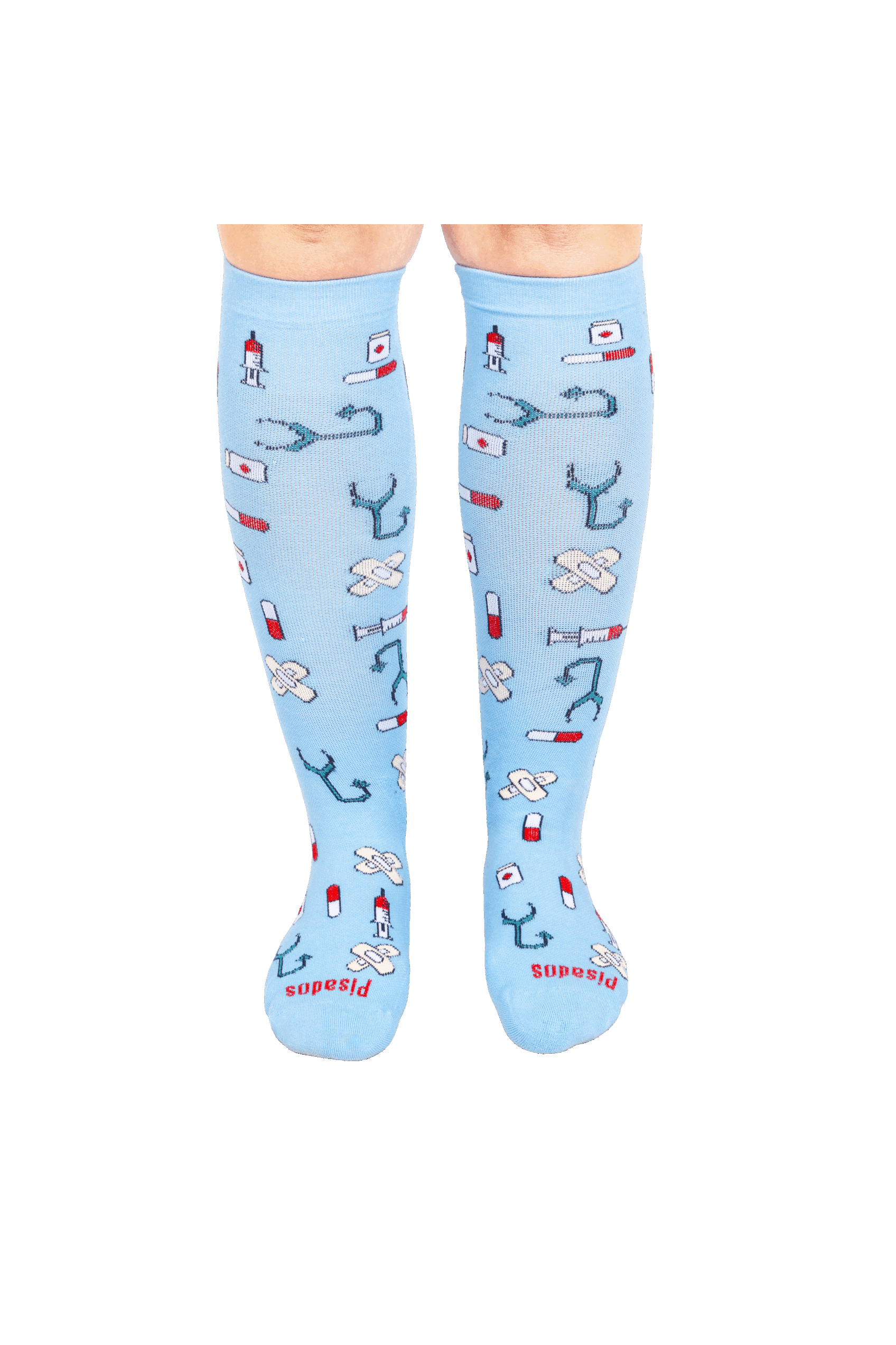 Enfermania Ropa Blue Healthy Tools chaussettes 36-39