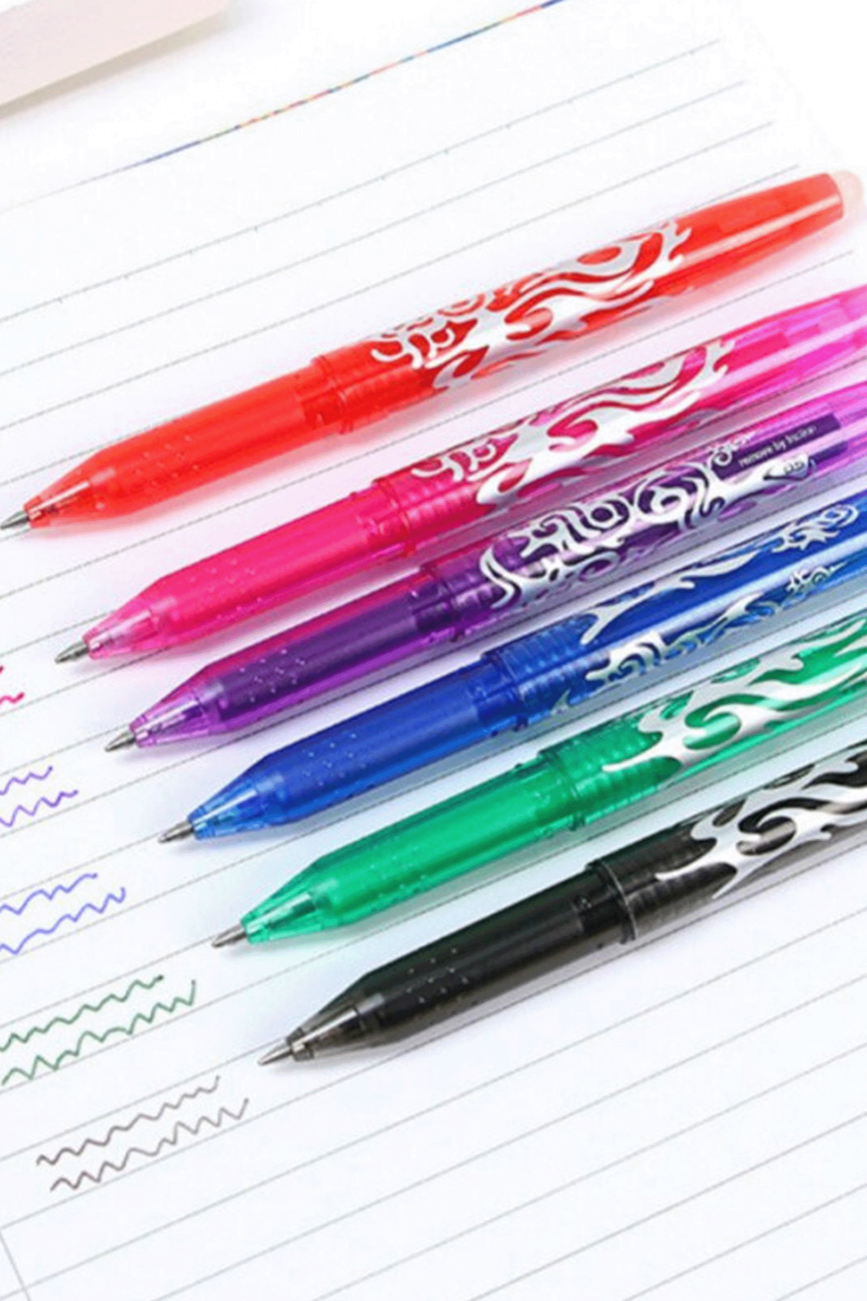 Enfermania Papeterie stylo gel effaçable 0,5 mm bleu