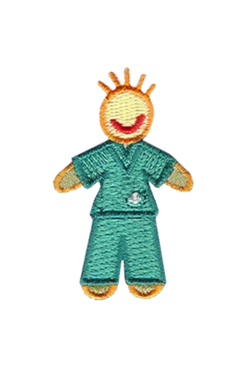 Enfermania Regalos patch garçon vert thermocollant 50mm