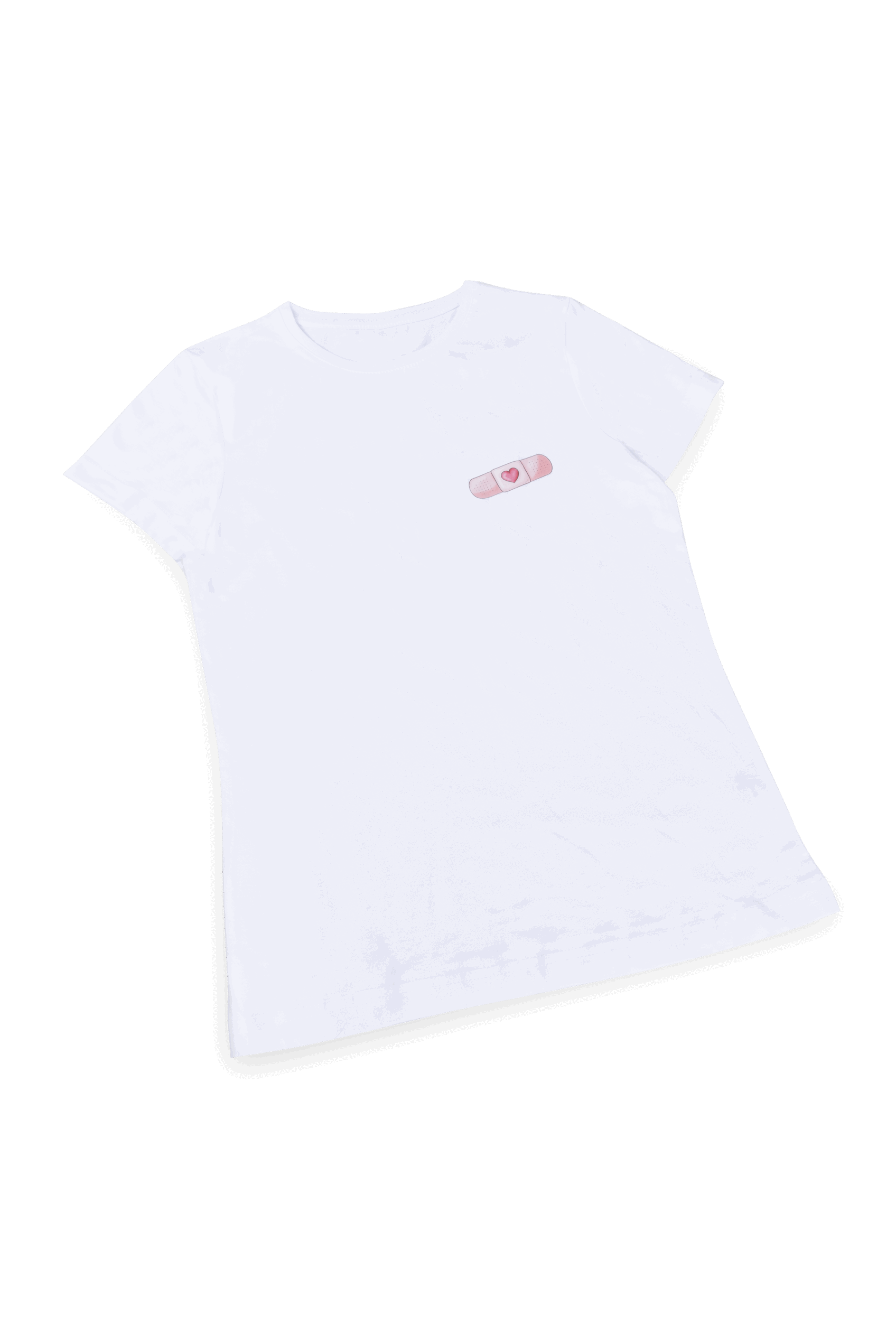 Enfermania Ropa Tirita t-shirt femme blanc 100% coton