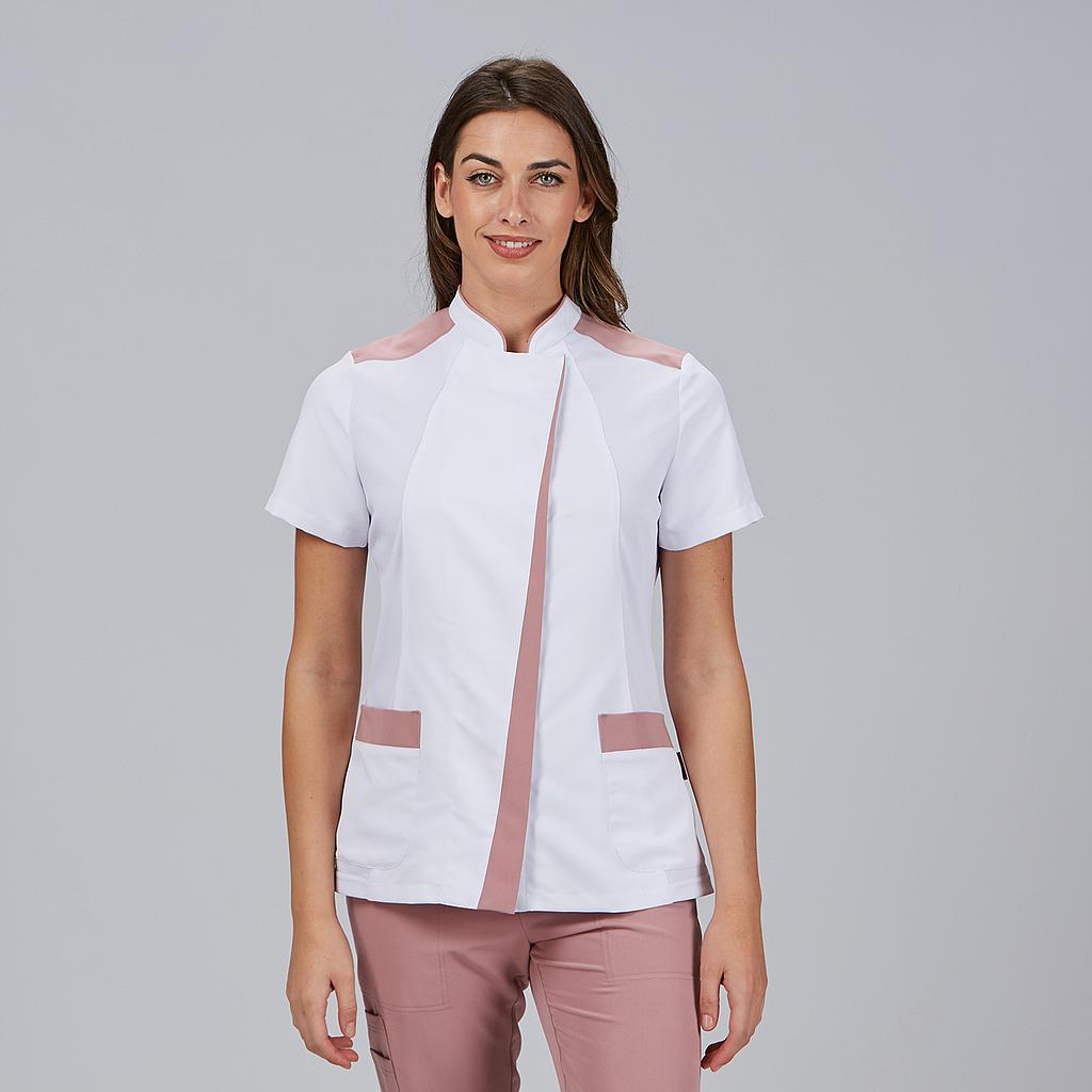 GARY'S Judit blouse médicale col mao camel taille M