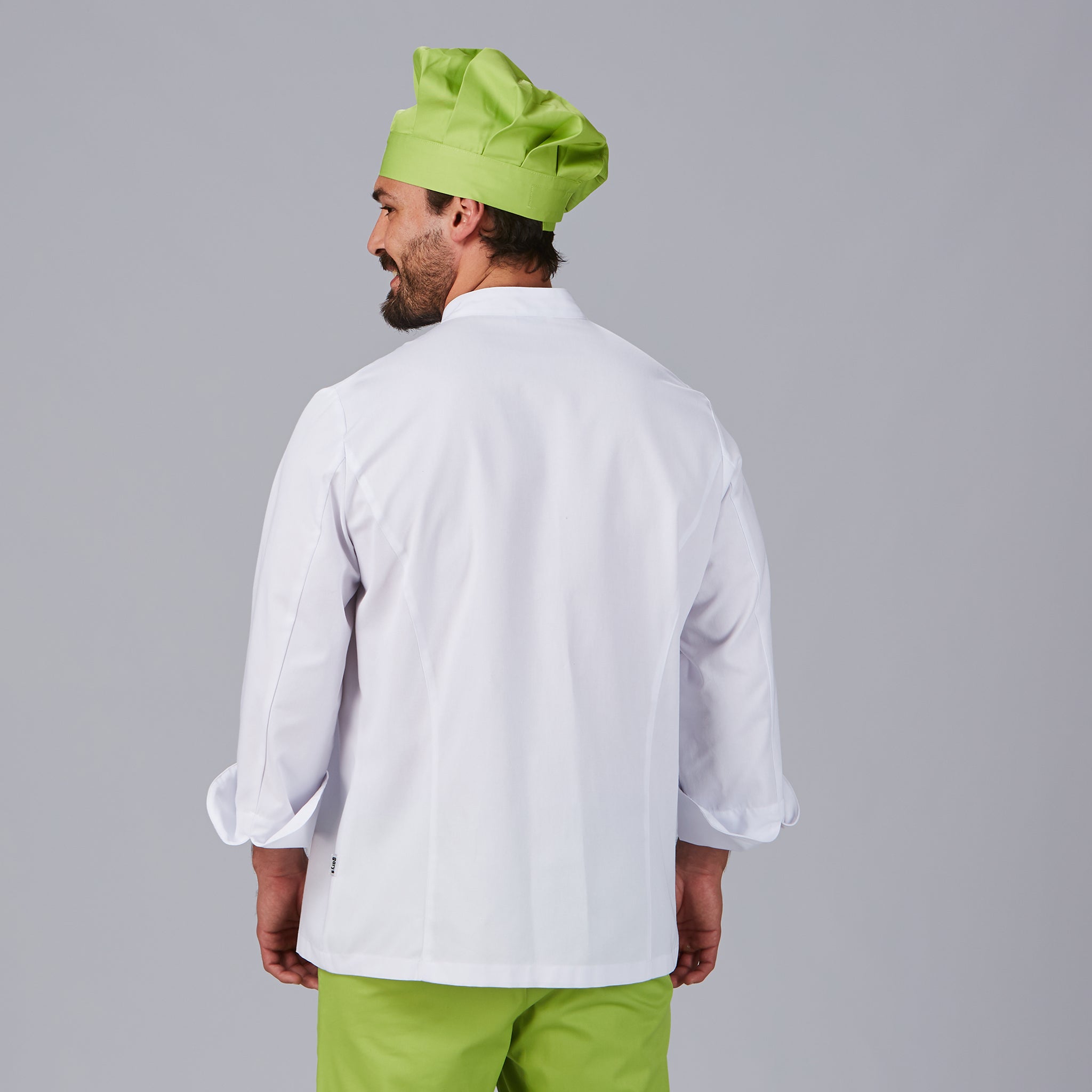 Gary's Niza veste cuisine homme noir boutons interchangeables