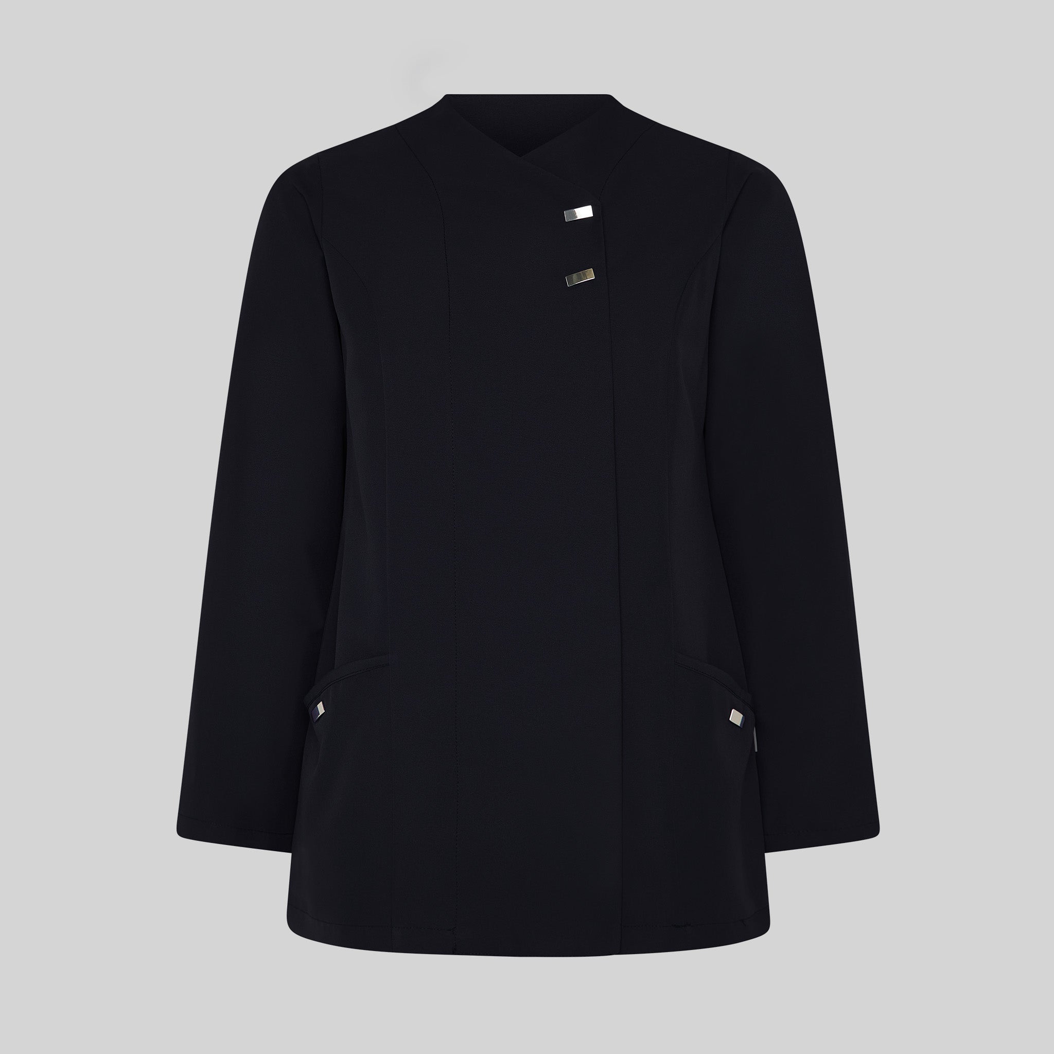 Gary's Begoña blouse médicale femme microfibre noire manches longues