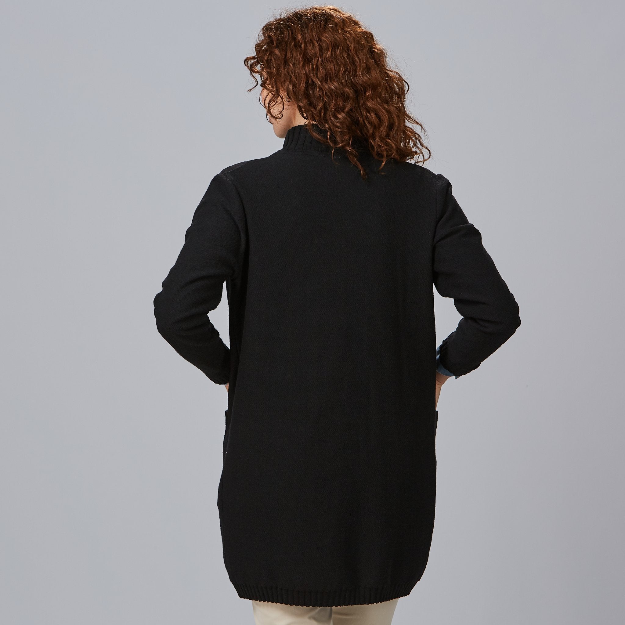 Gary's gilet tricot femme noire cardigan poches taille M