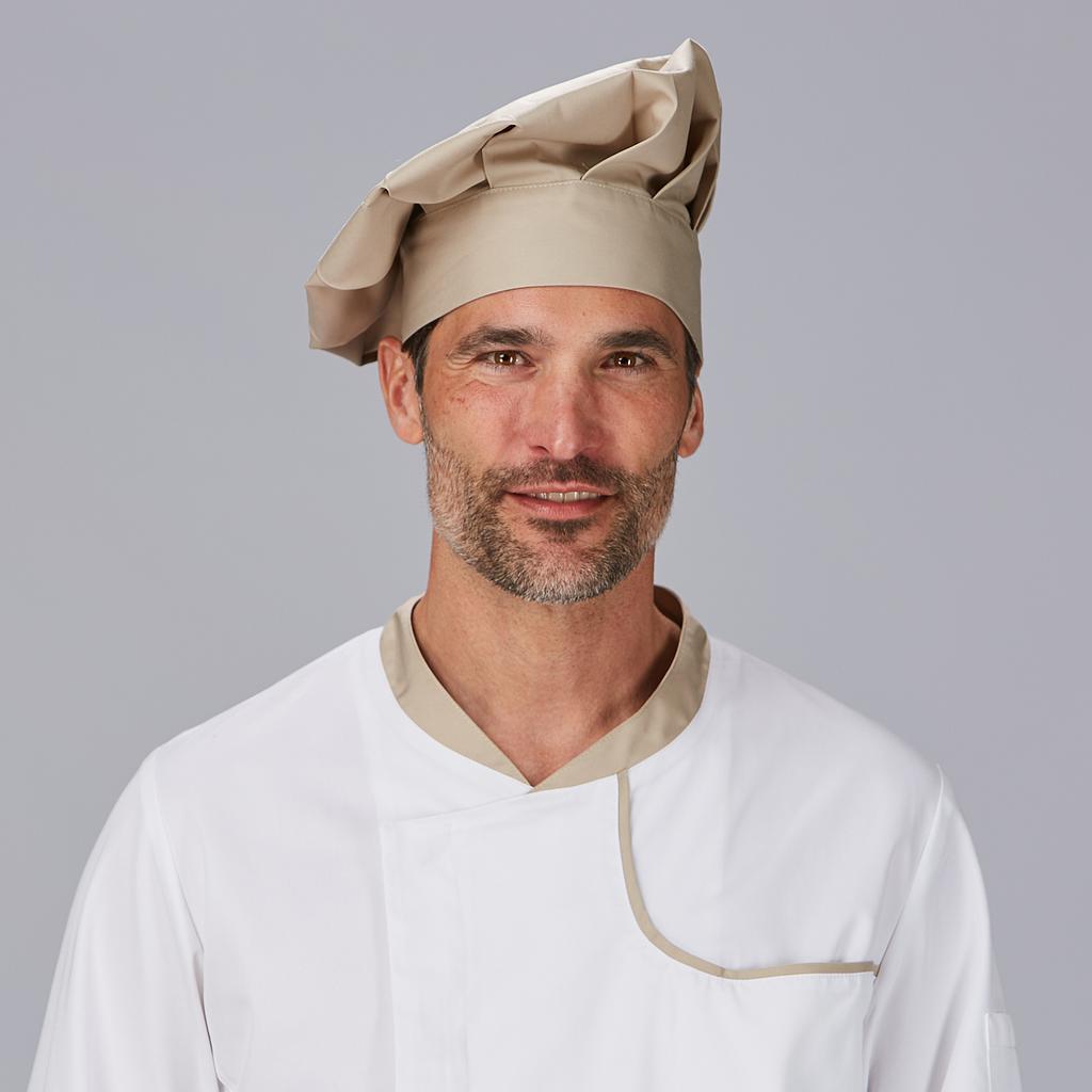 Gary's Classic Chef toque cuisinier gris perla taille unique