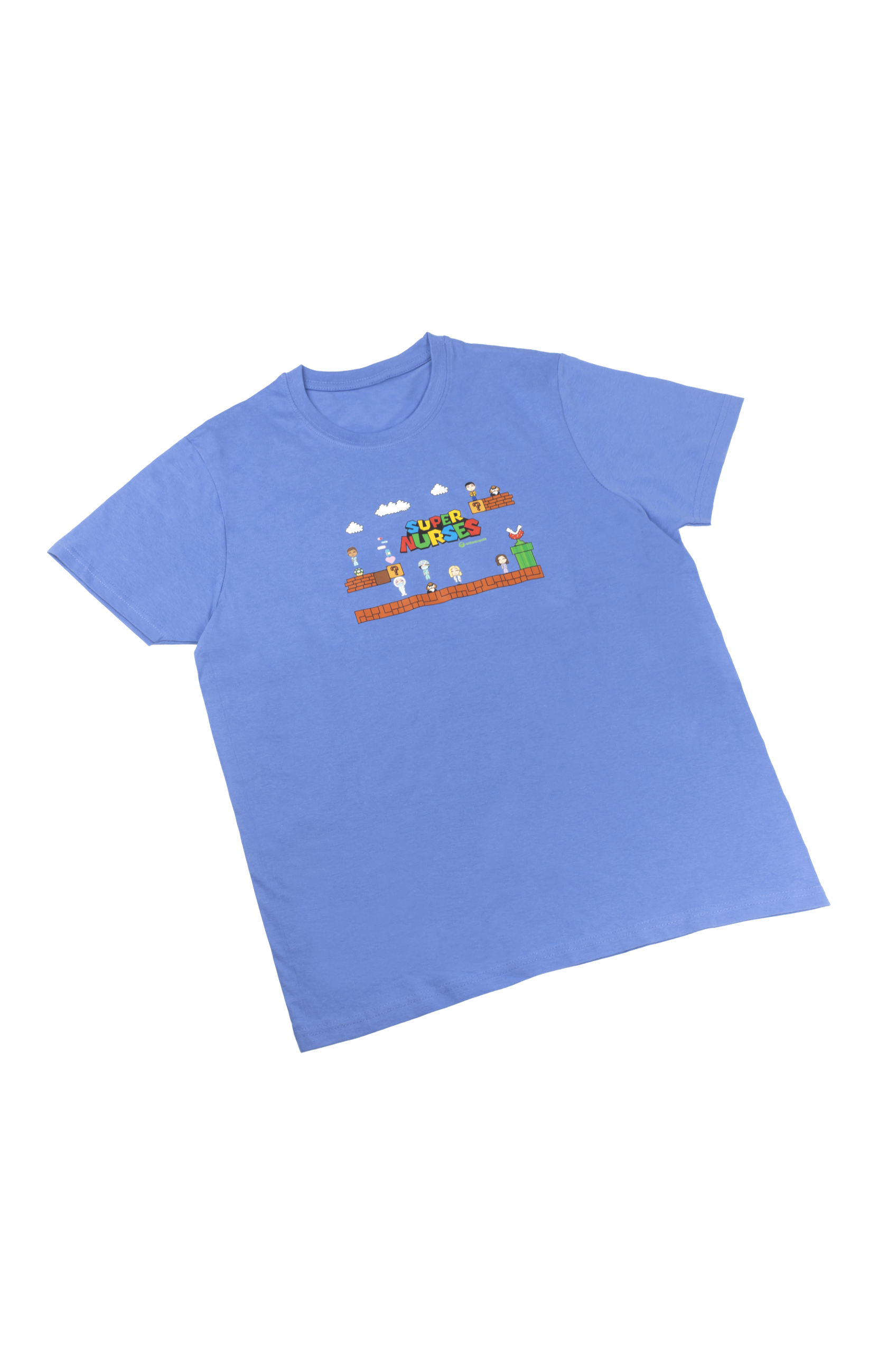 Enfermania Ropa T-shirt homme bleu classique taille L