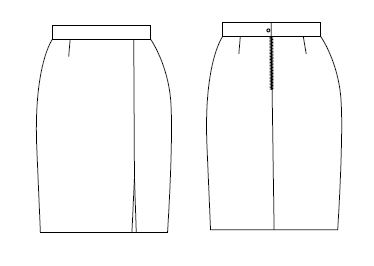 GARY'S Jupe sans poches polyester noir taille 44