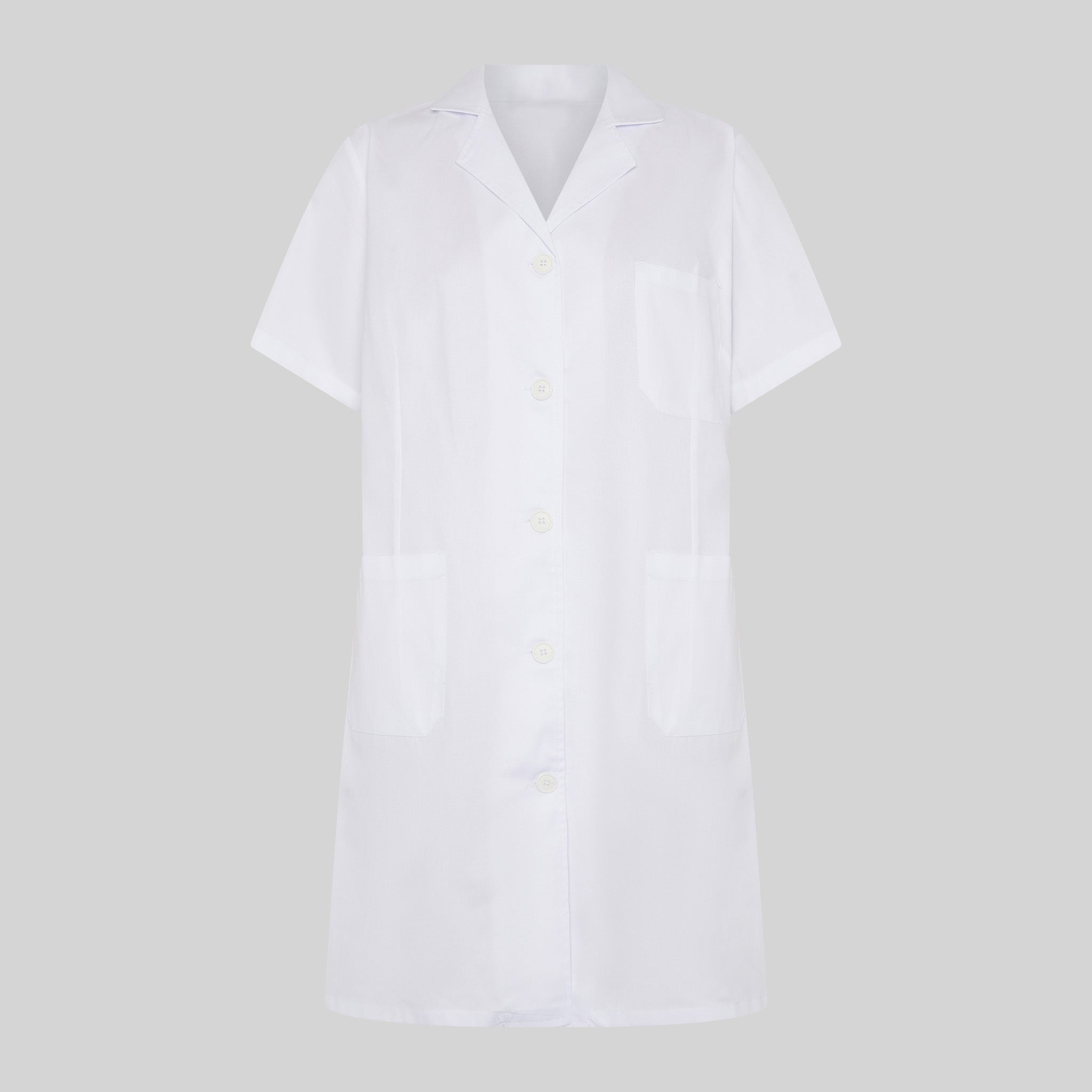 Gary's Robes Scrub Women blouse médicale blanche manches courtes