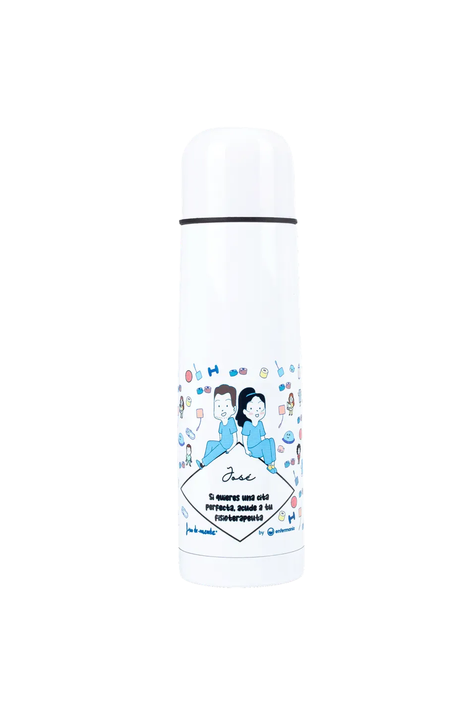 Enfermania Regalos thermos inox Fisio 700 ml acier