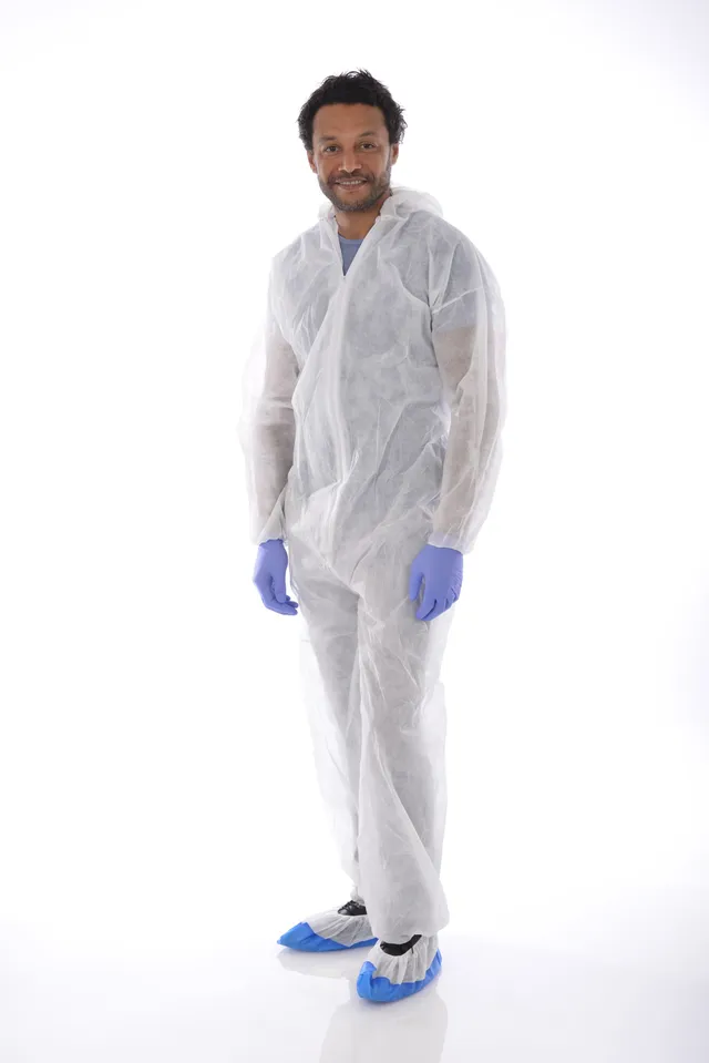 Lion Haircare PP Coverall 60003 Combinaison Jetable Capuche