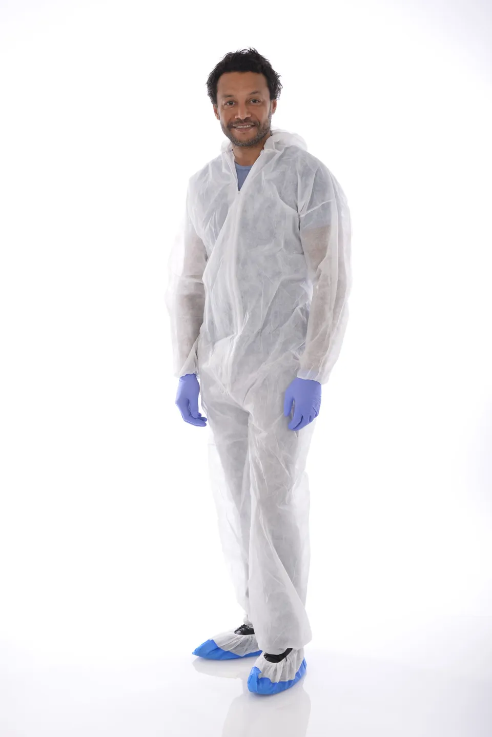Lion Haircare PP Coverall 60003 Combinaison Jetable Capuche