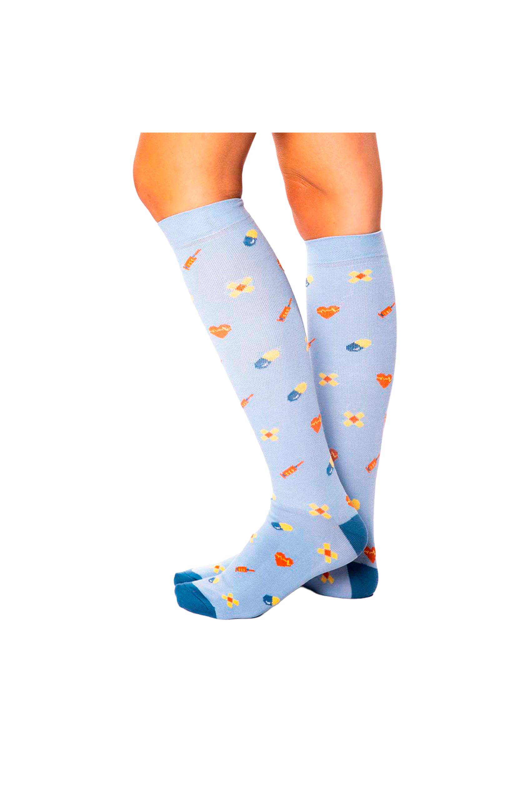 Enfermania Pills chaussettes compression coton S/M
