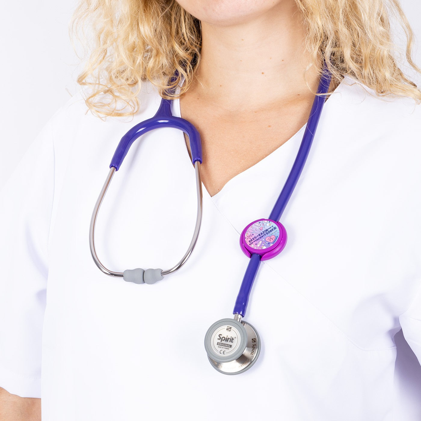 Enfermania Accesorios identificateur stéthoscope rose
