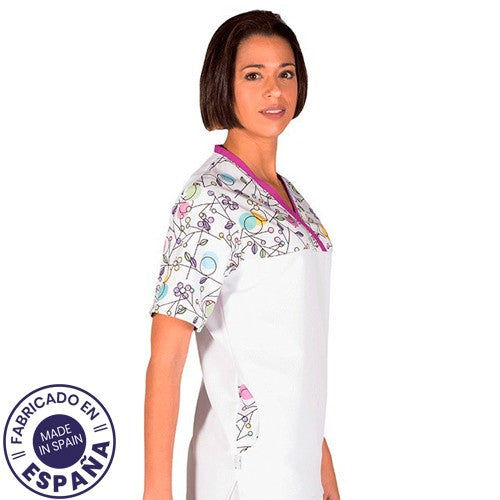 Enfermania Ropa blouse col V microfibre tailles XS-2XL