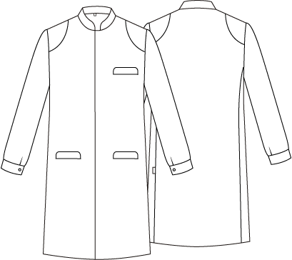 Gary's Omar blouse médicale homme blanc XS