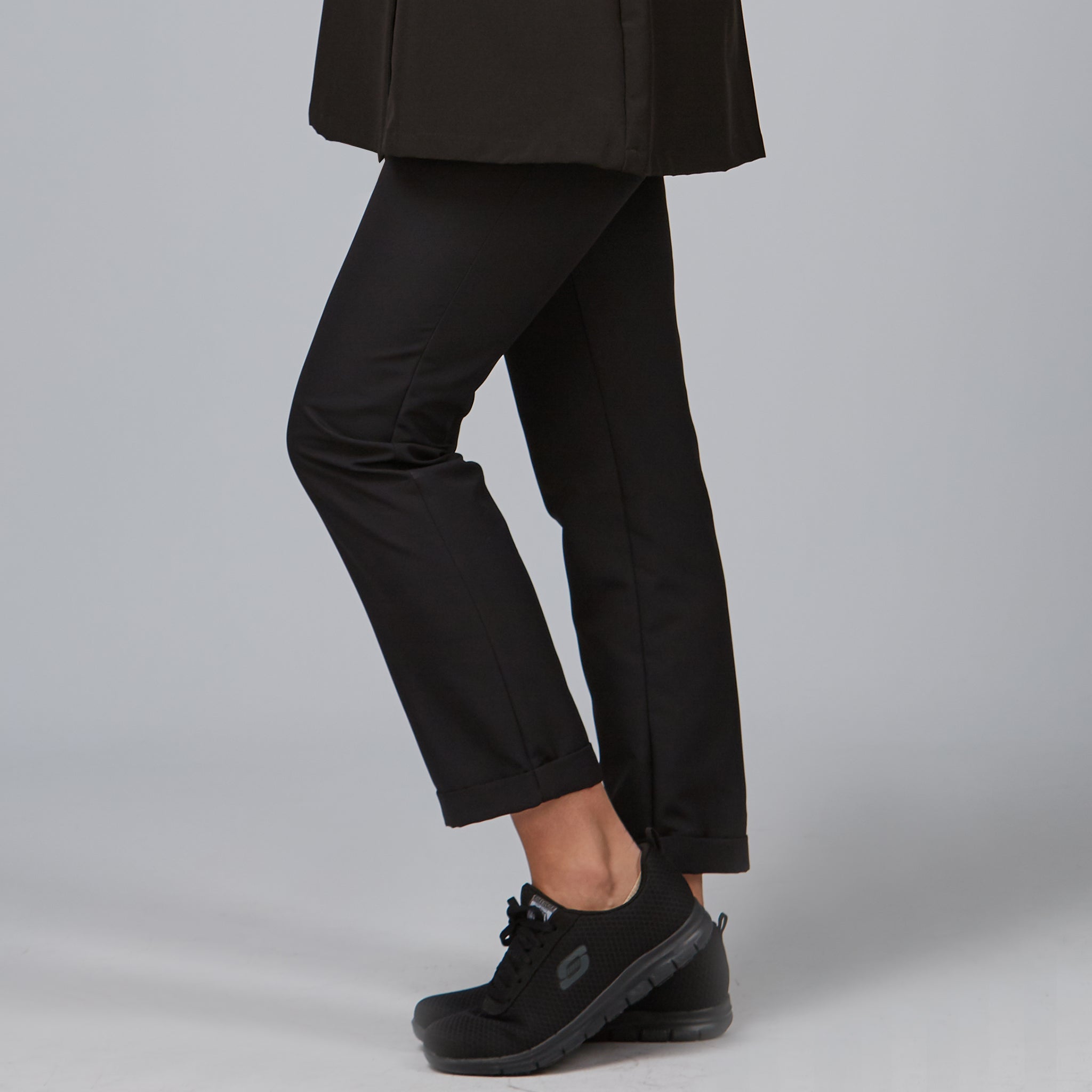 Gary's Pants pantalon travail femme noir - microfibre