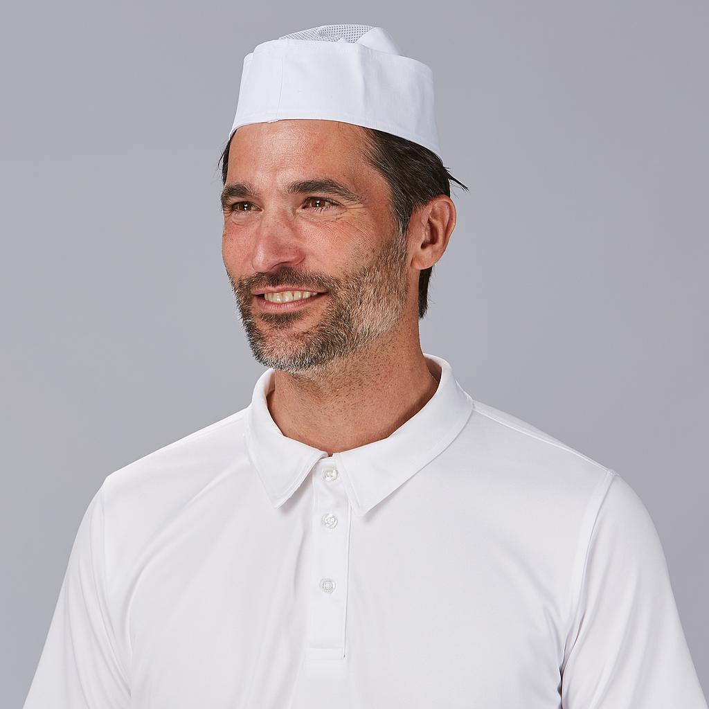 GARY'S Caps & Hats HAT TWILL WHITE toque blanche lot 6