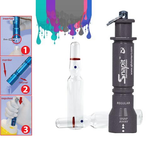 Enfermania Instrumental Snap-It LITE ouvre-ampoule bleu
