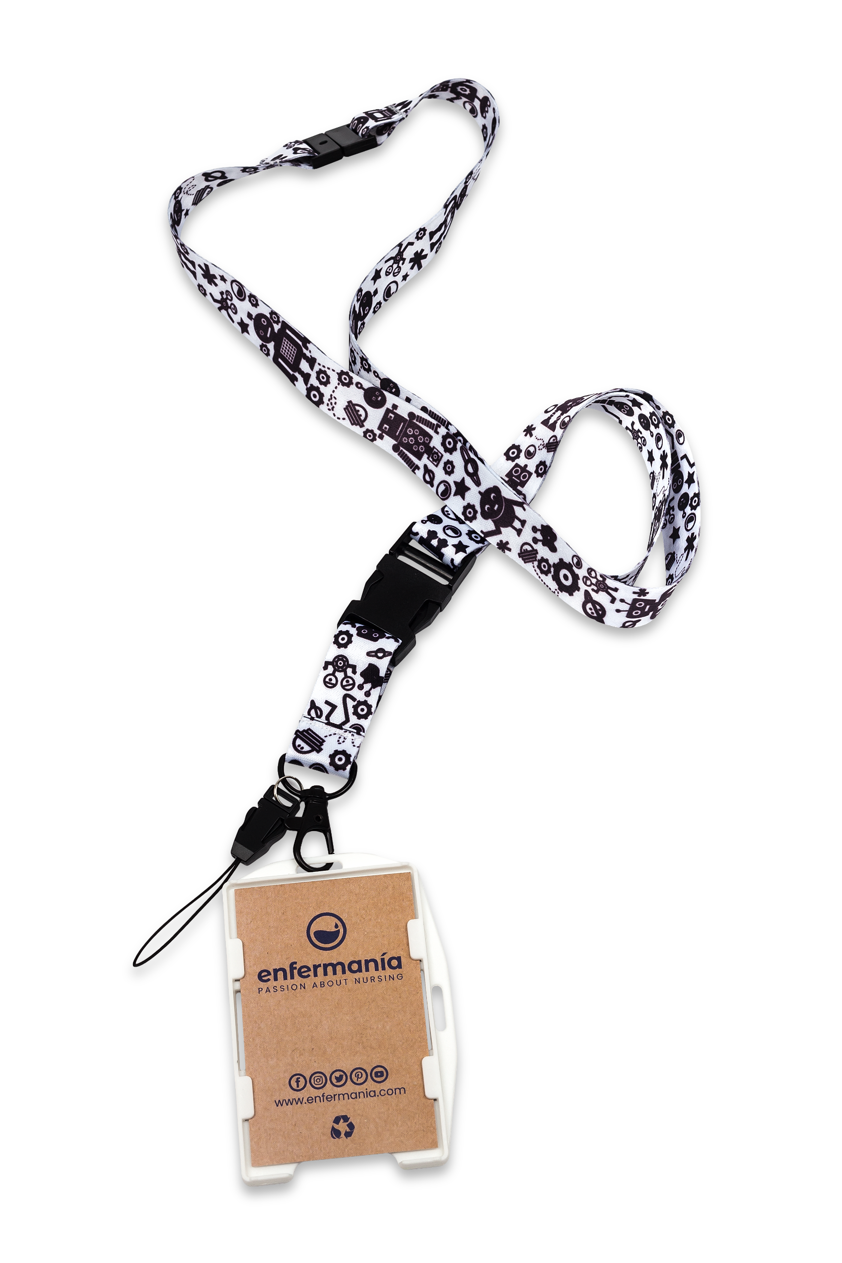 Enfermania lanyard tour de cou Petit Prince multifonction