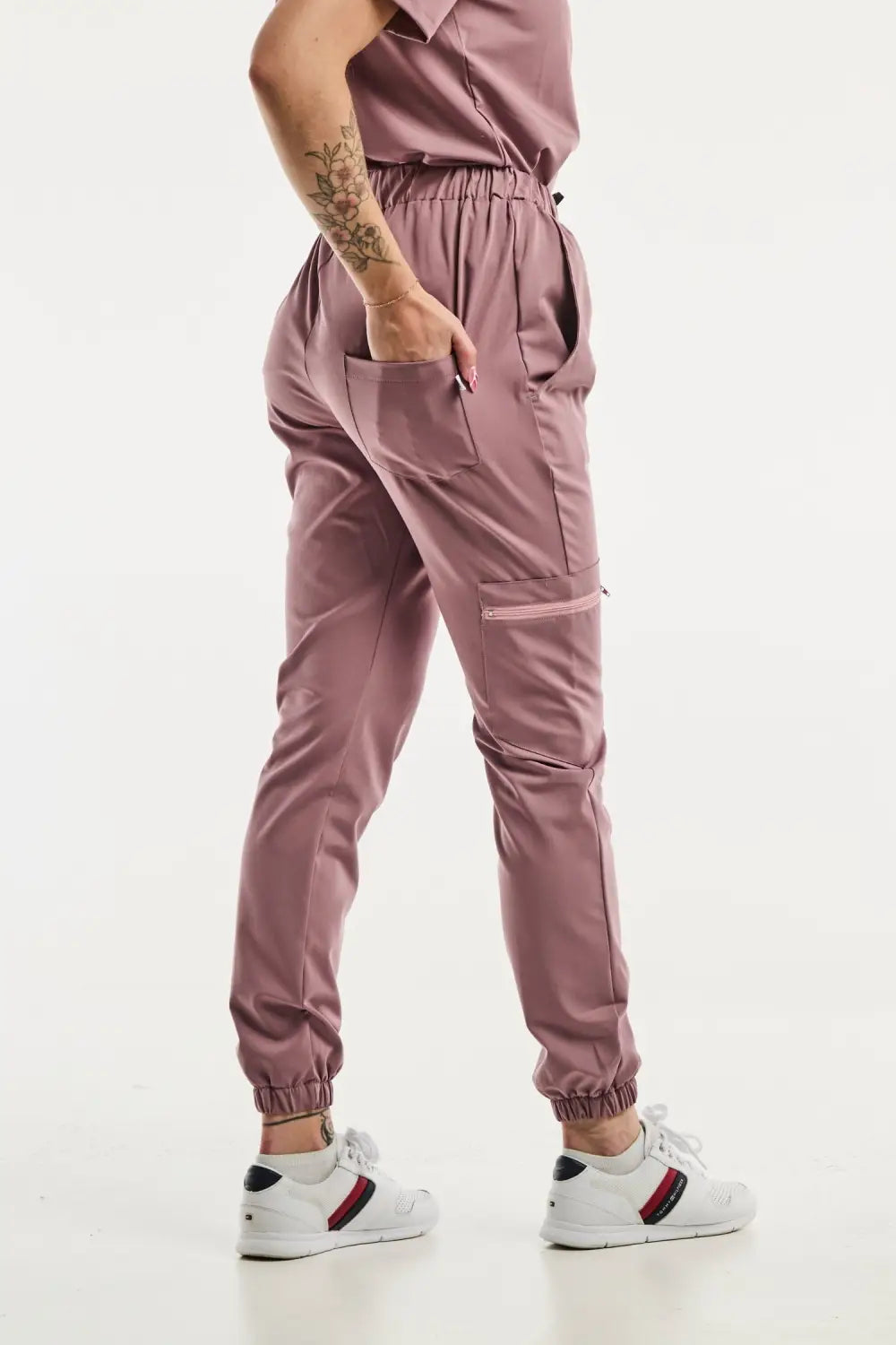 Aelin Slimfit New Rose pantalon médical stretch 3 poches