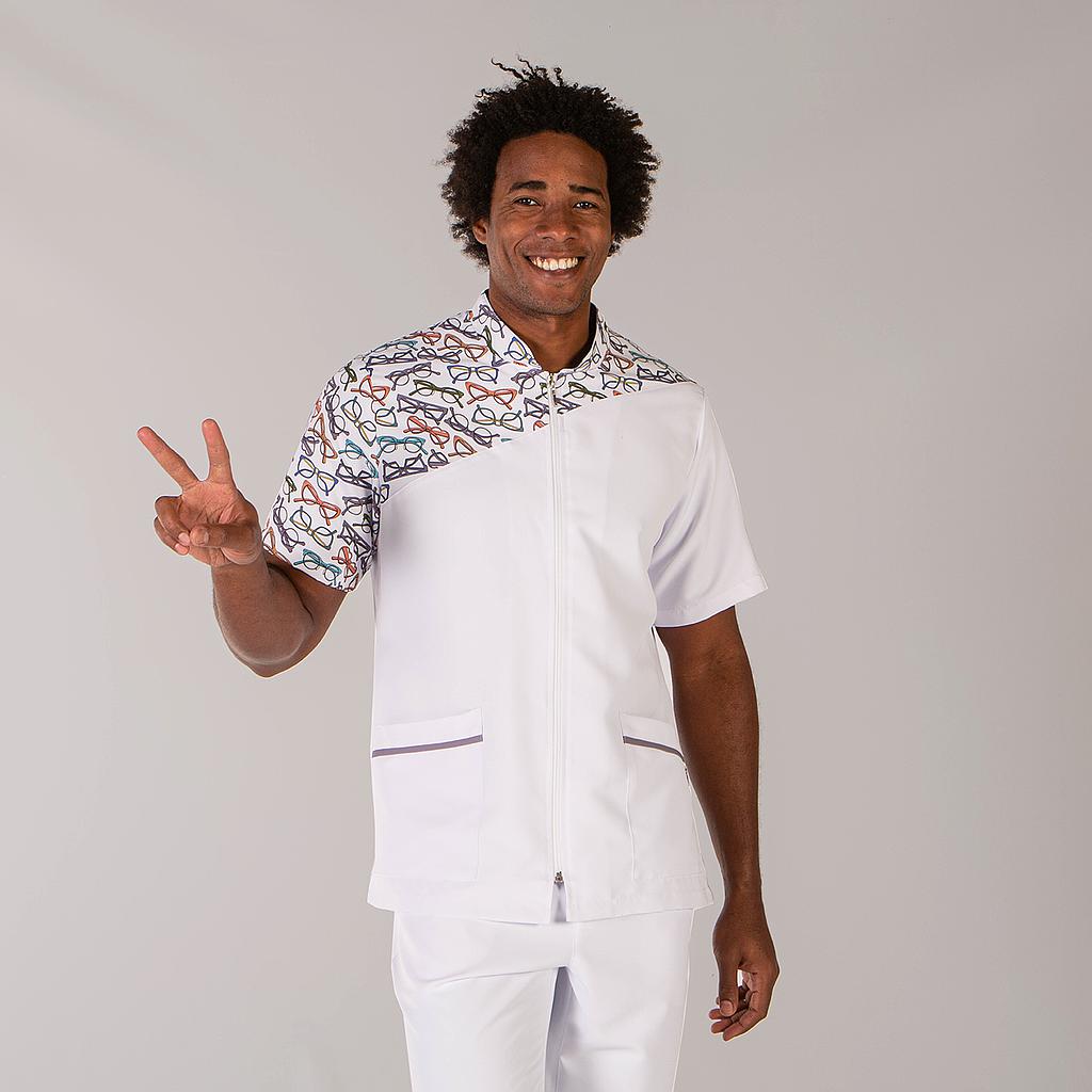 GARY'S Blouses Eloy blouse médicale homme blanche col mao