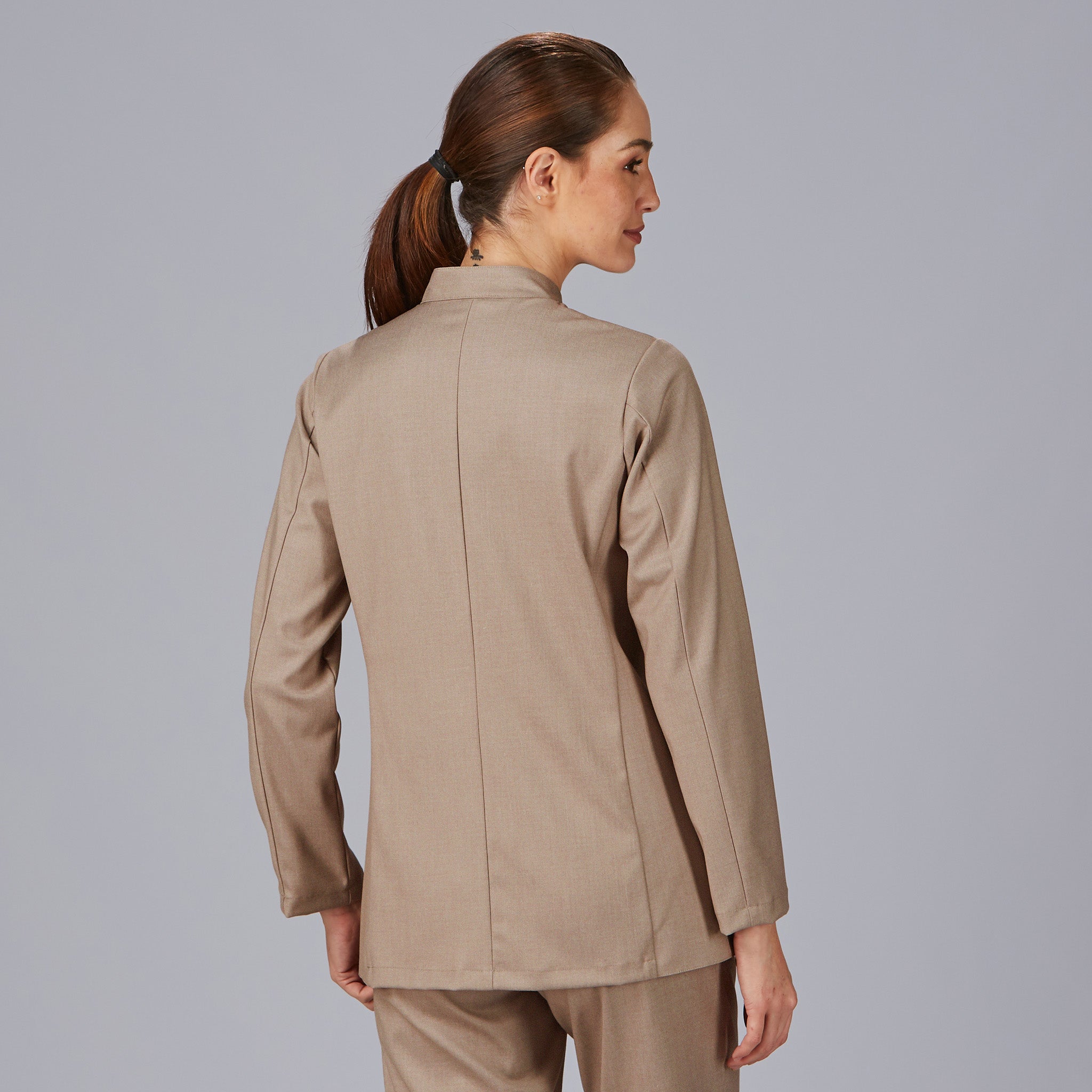 Gary's Jackets Veste Campos col mao marine femme
