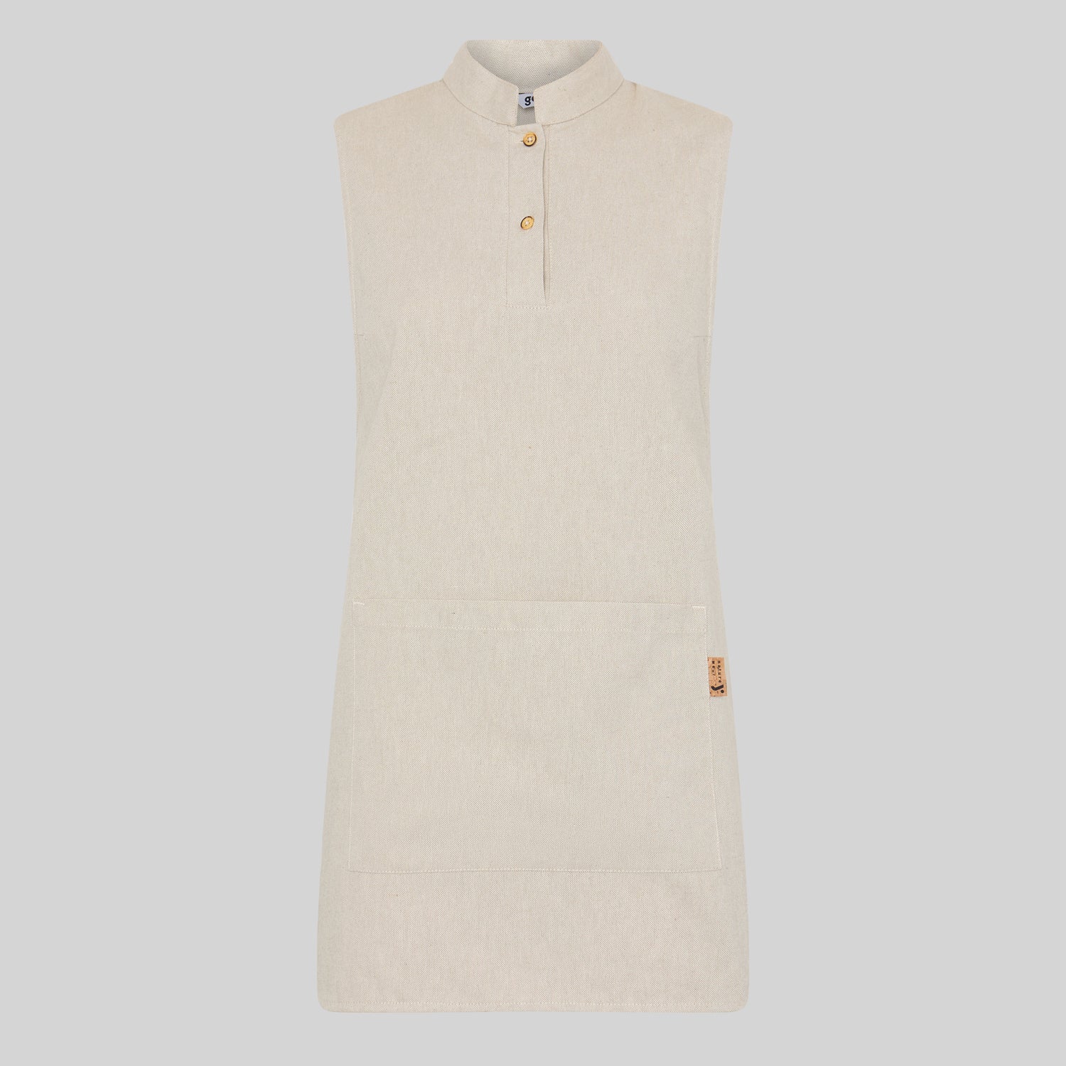 Gary's Chasubles tablier beige coton bio taille unique